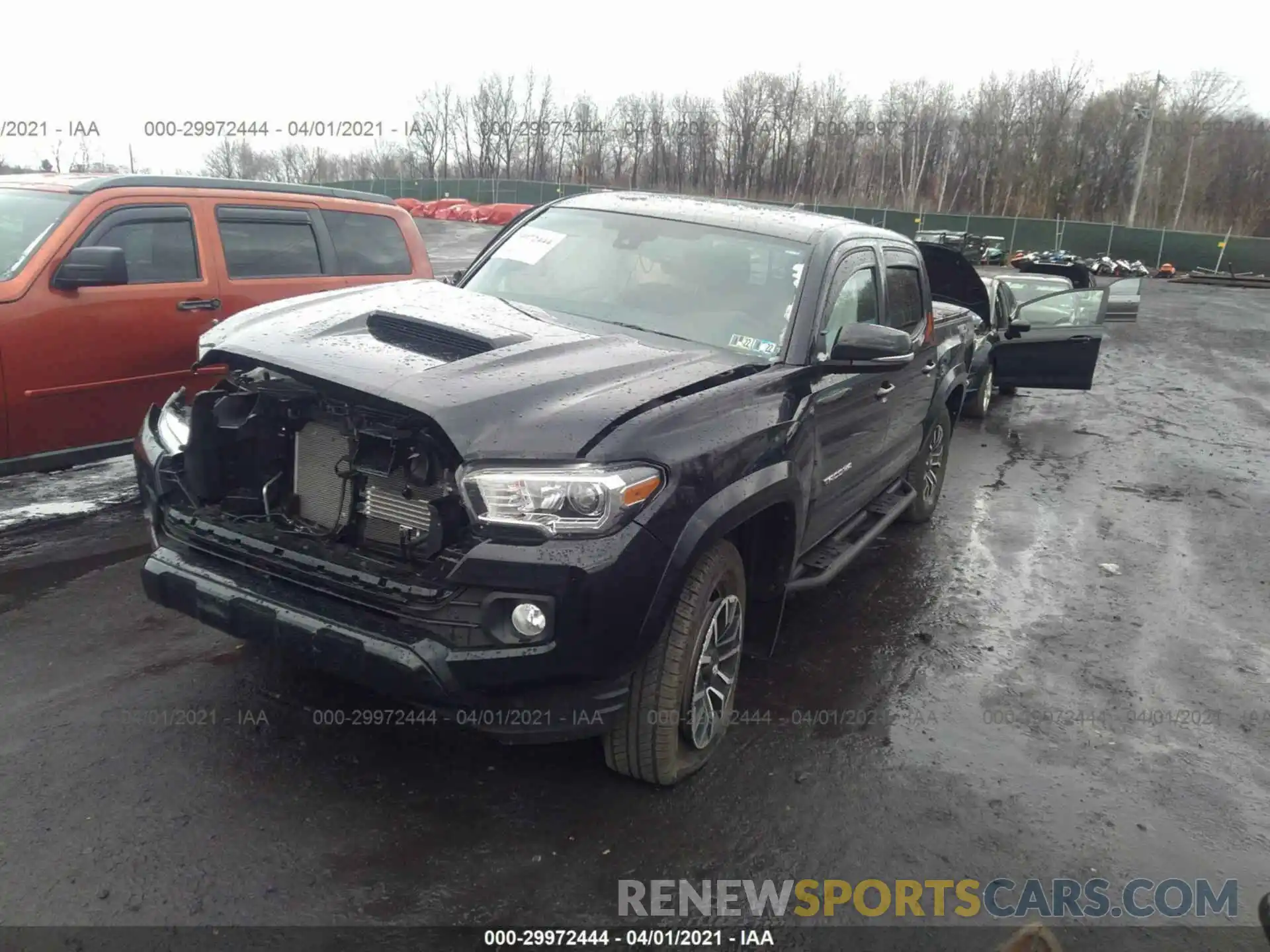 2 Photograph of a damaged car 3TMCZ5AN3LM339668 TOYOTA TACOMA 4WD 2020