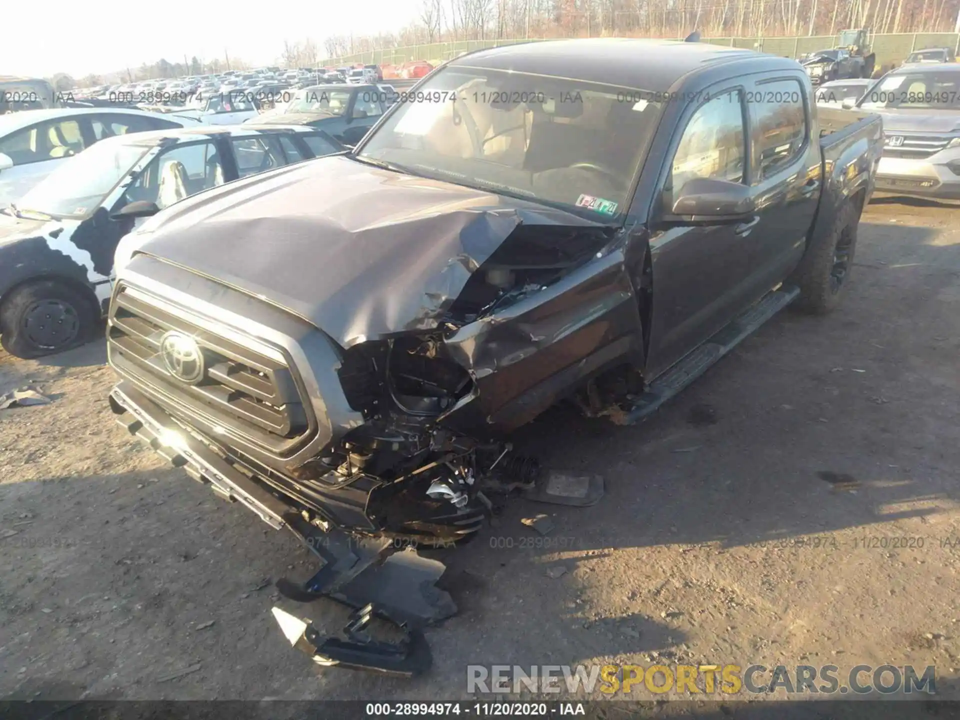 6 Фотография поврежденного автомобиля 3TMCZ5AN3LM342635 TOYOTA TACOMA 4WD 2020