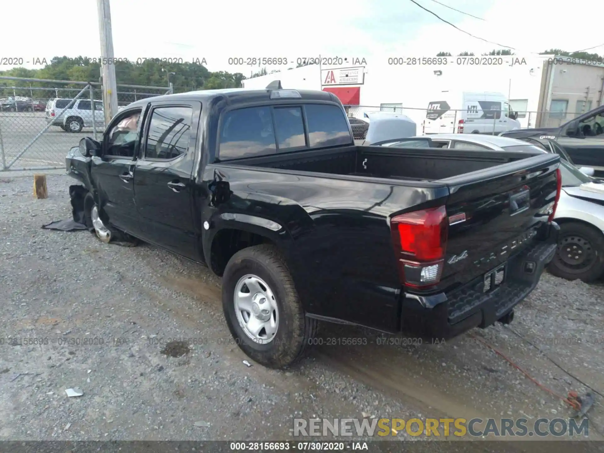 3 Фотография поврежденного автомобиля 3TMCZ5AN3LM344790 TOYOTA TACOMA 4WD 2020