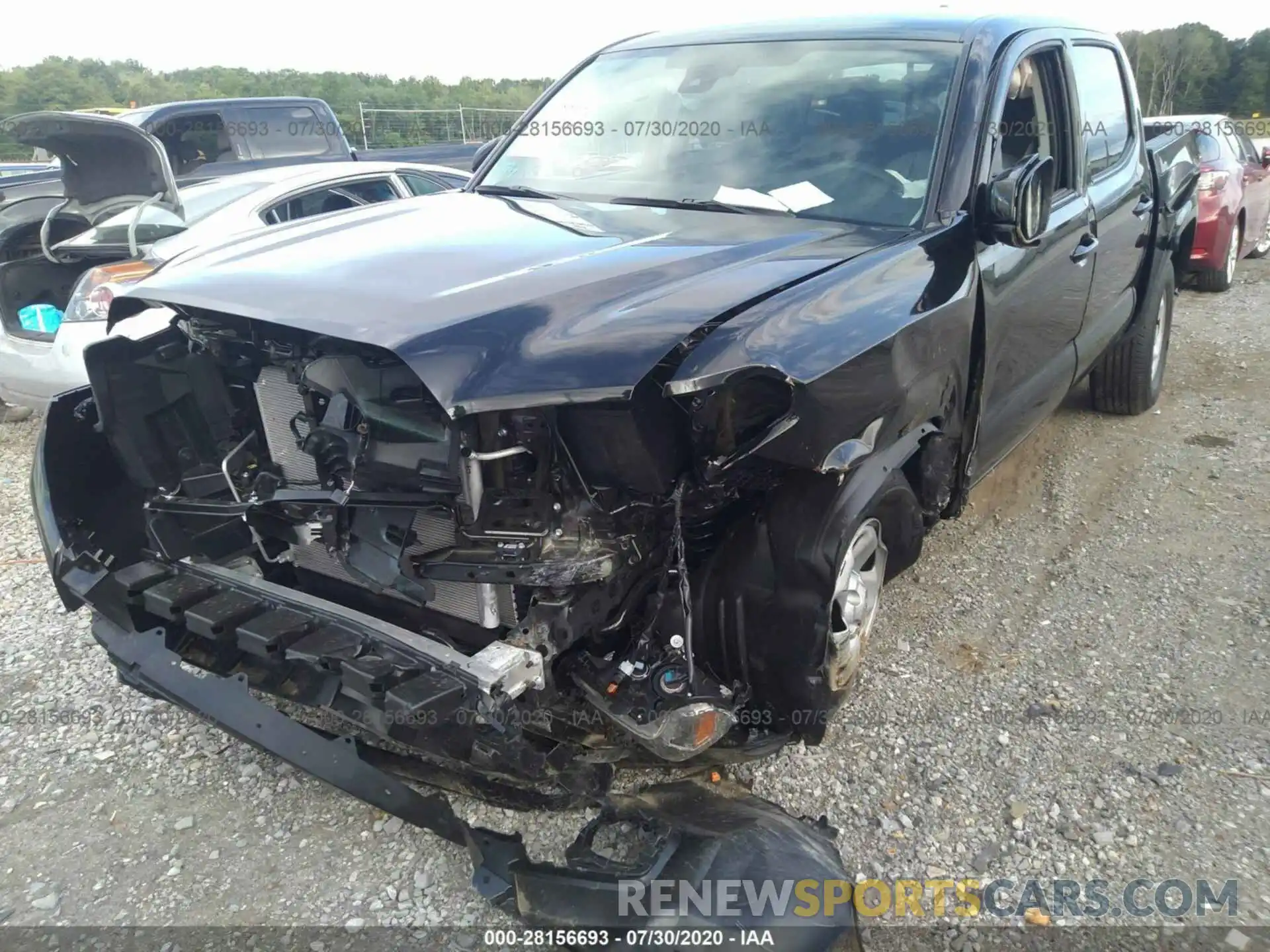 6 Photograph of a damaged car 3TMCZ5AN3LM344790 TOYOTA TACOMA 4WD 2020