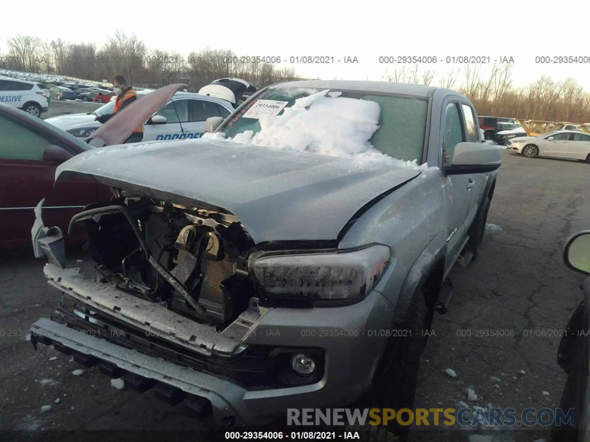 2 Photograph of a damaged car 3TMCZ5AN3LM347205 TOYOTA TACOMA 4WD 2020