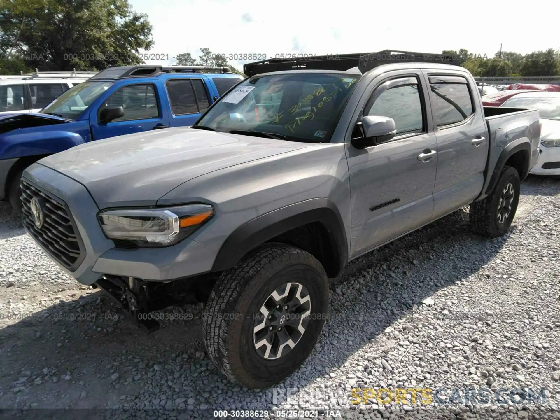 2 Photograph of a damaged car 3TMCZ5AN3LM349116 TOYOTA TACOMA 4WD 2020