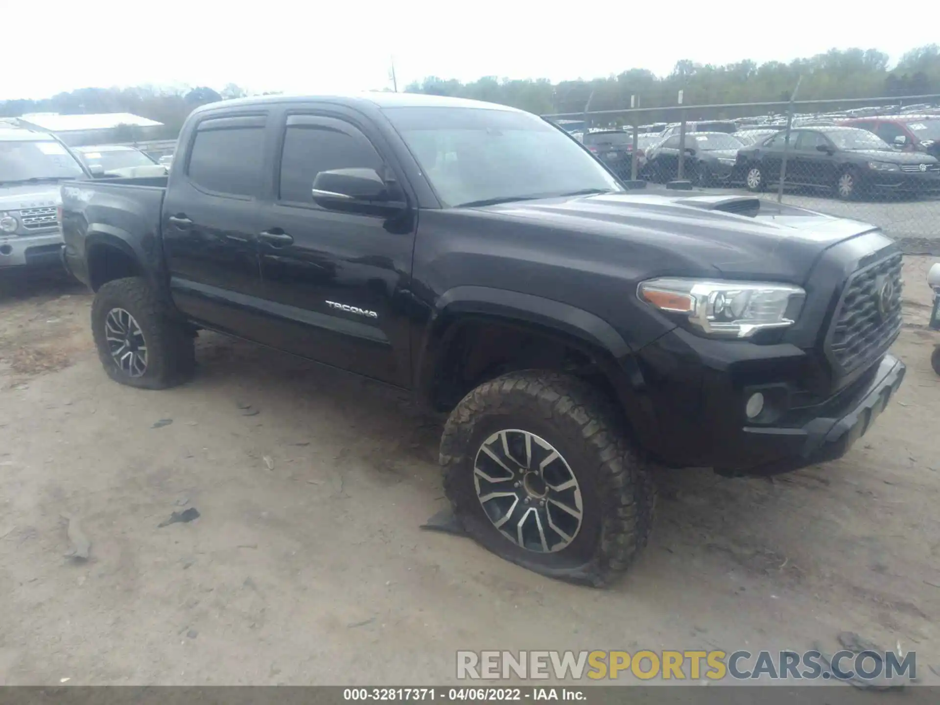 1 Photograph of a damaged car 3TMCZ5AN3LM350248 TOYOTA TACOMA 4WD 2020