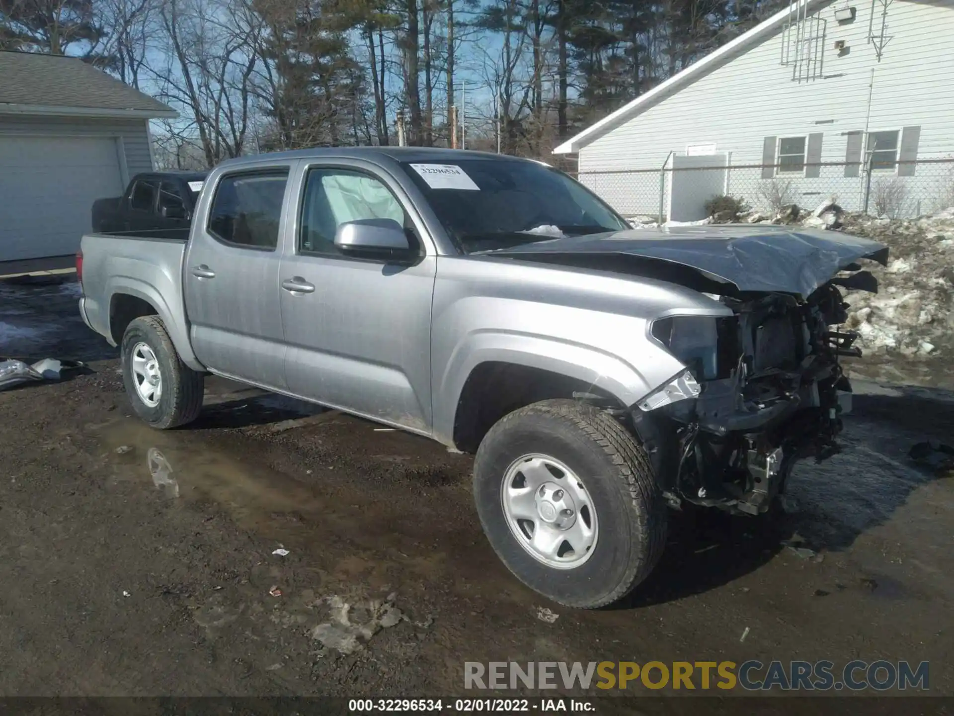 1 Photograph of a damaged car 3TMCZ5AN3LM353828 TOYOTA TACOMA 4WD 2020