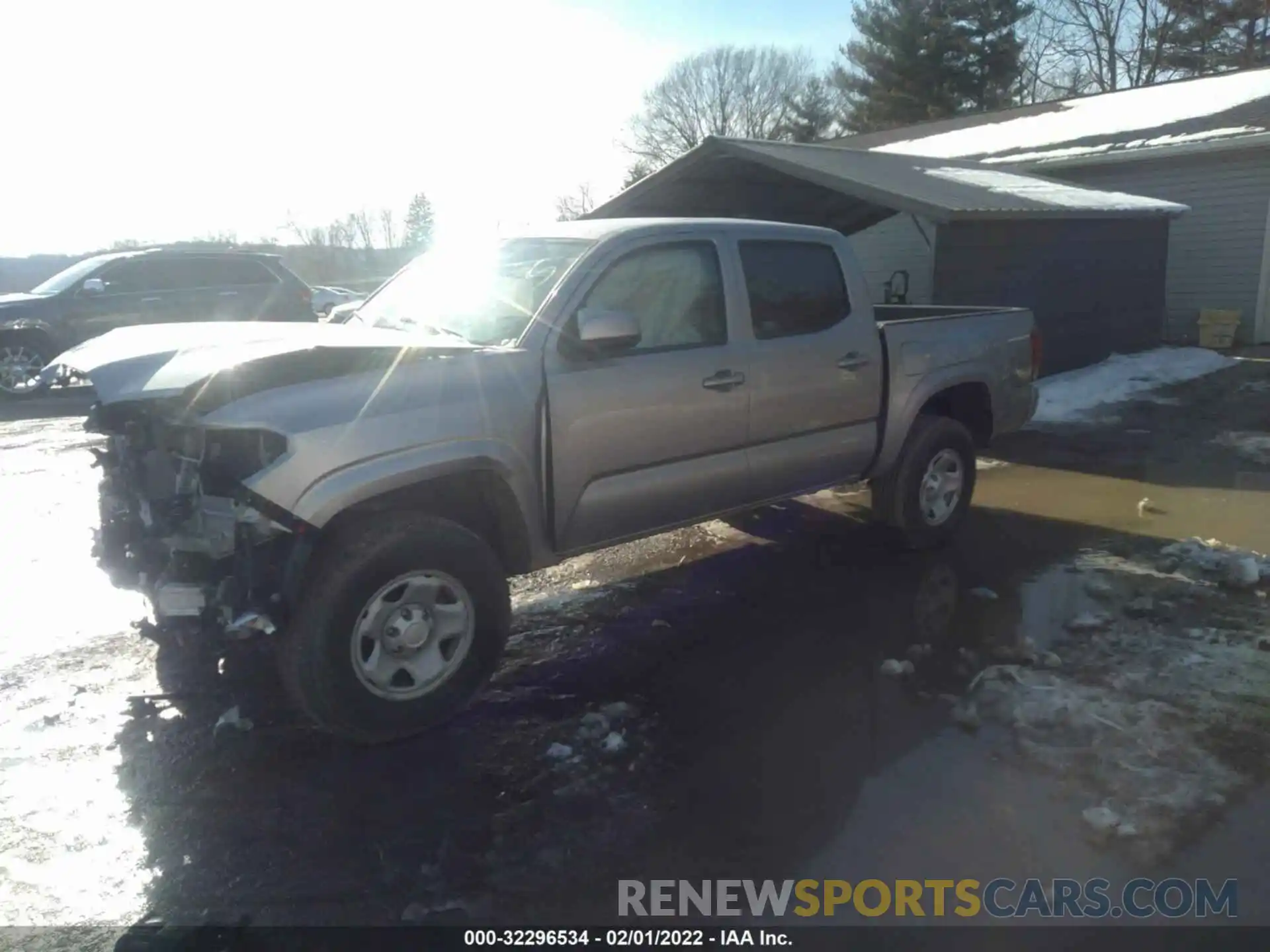 2 Photograph of a damaged car 3TMCZ5AN3LM353828 TOYOTA TACOMA 4WD 2020