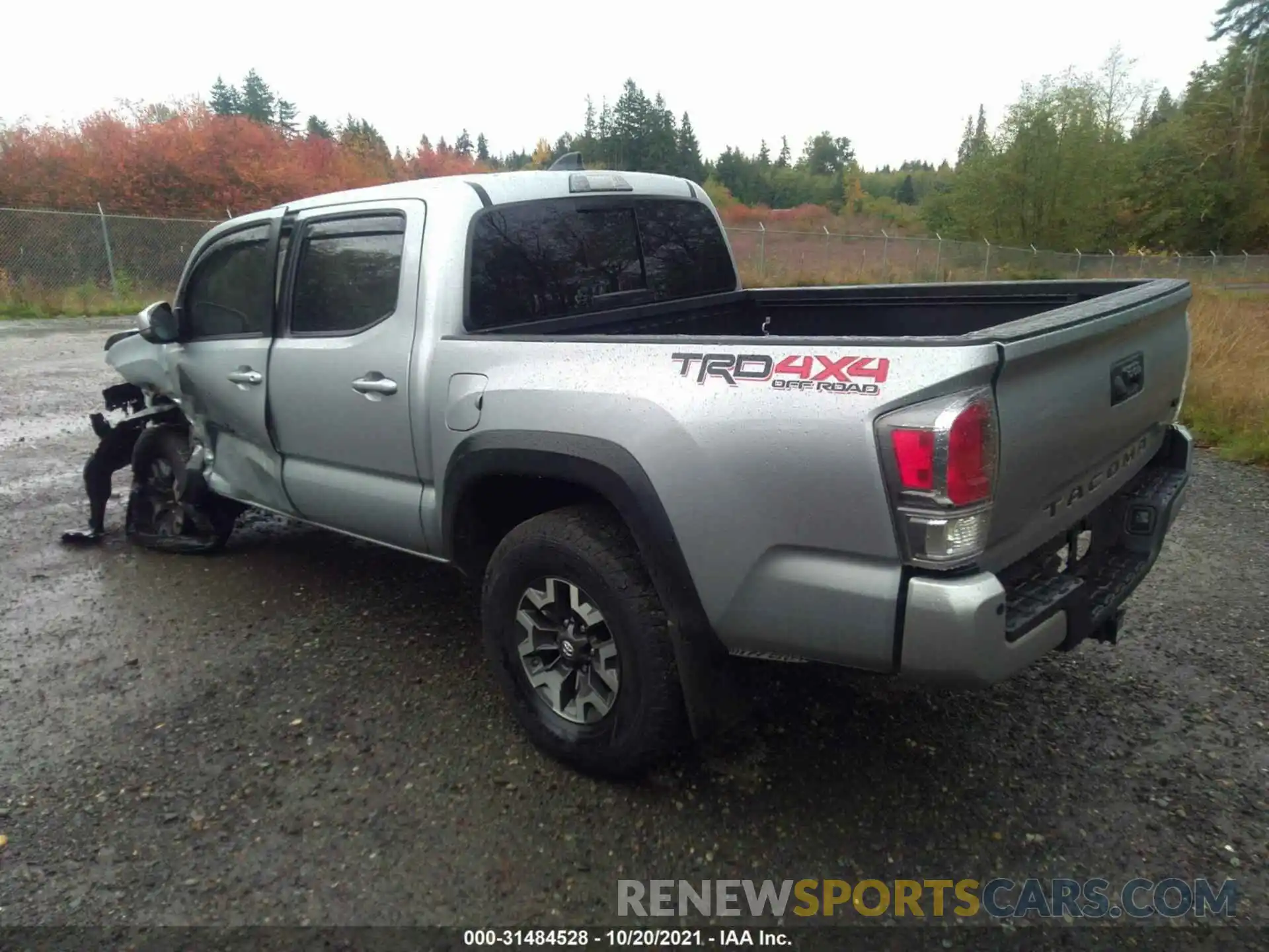 3 Photograph of a damaged car 3TMCZ5AN4LM292022 TOYOTA TACOMA 4WD 2020