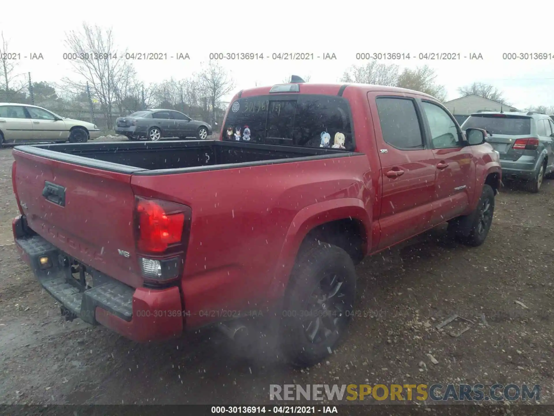 4 Photograph of a damaged car 3TMCZ5AN4LM301690 TOYOTA TACOMA 4WD 2020