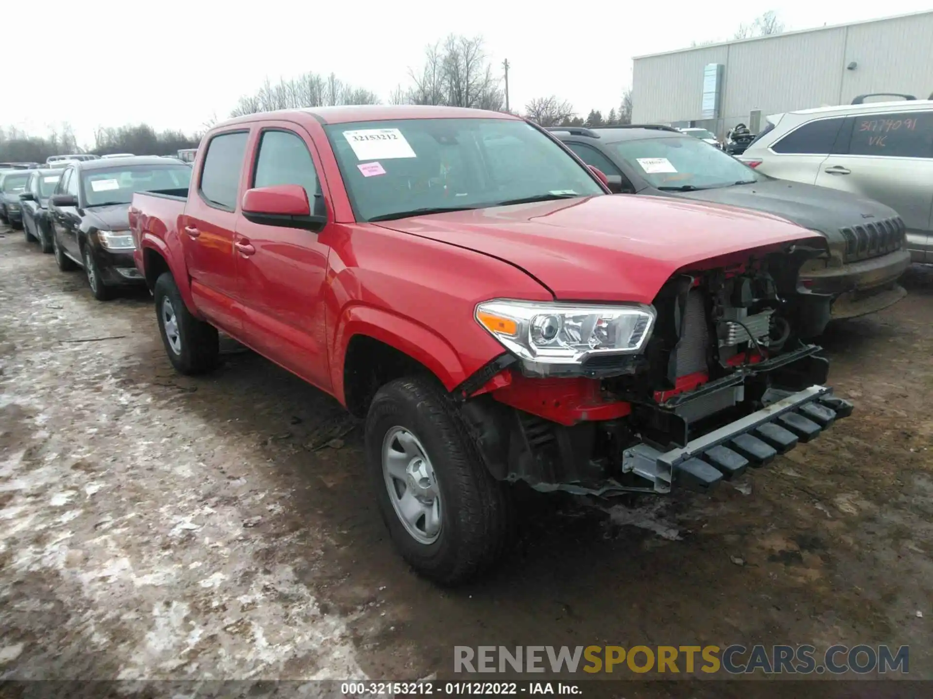 1 Photograph of a damaged car 3TMCZ5AN4LM321776 TOYOTA TACOMA 4WD 2020