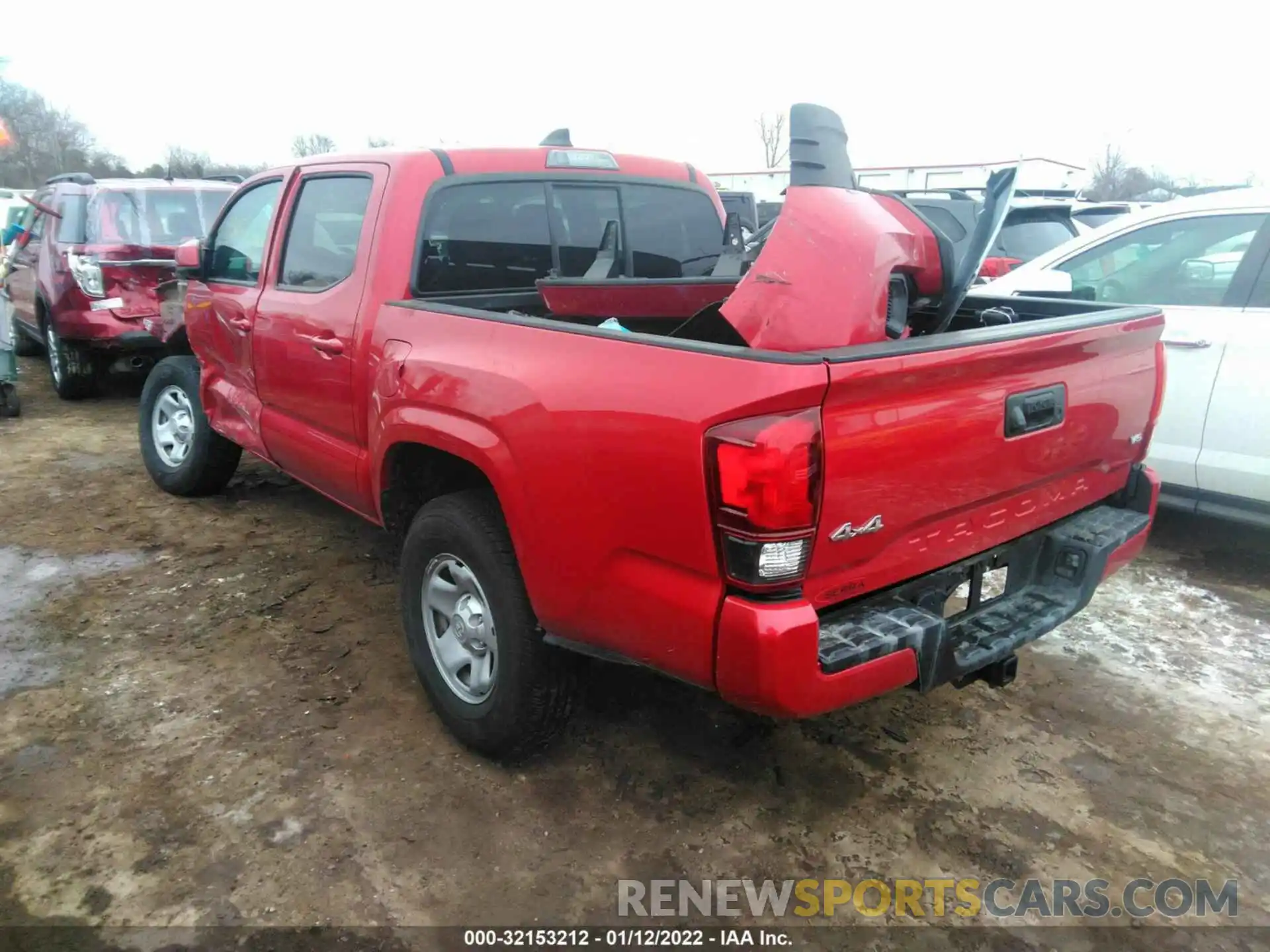 3 Photograph of a damaged car 3TMCZ5AN4LM321776 TOYOTA TACOMA 4WD 2020