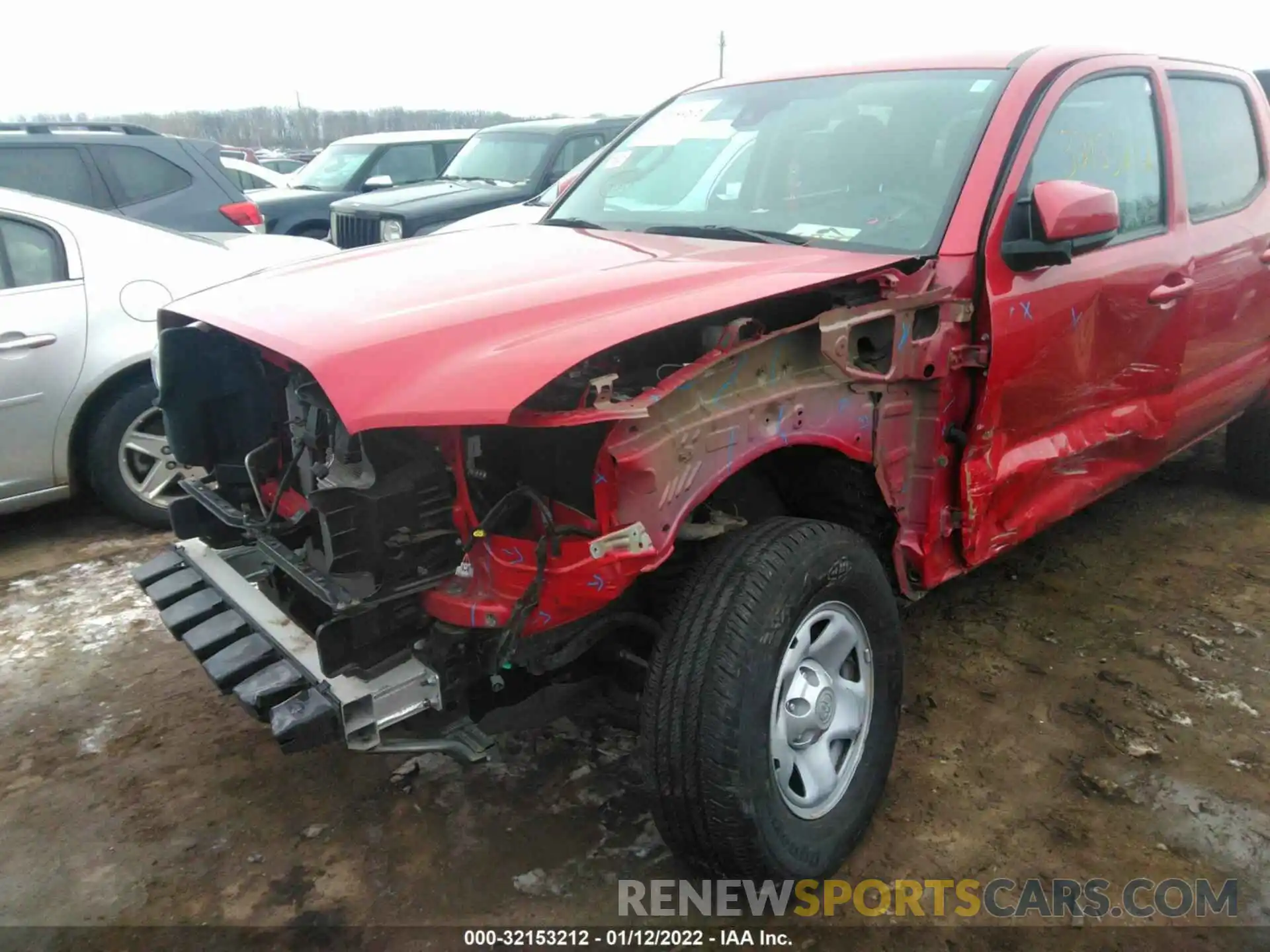 6 Photograph of a damaged car 3TMCZ5AN4LM321776 TOYOTA TACOMA 4WD 2020