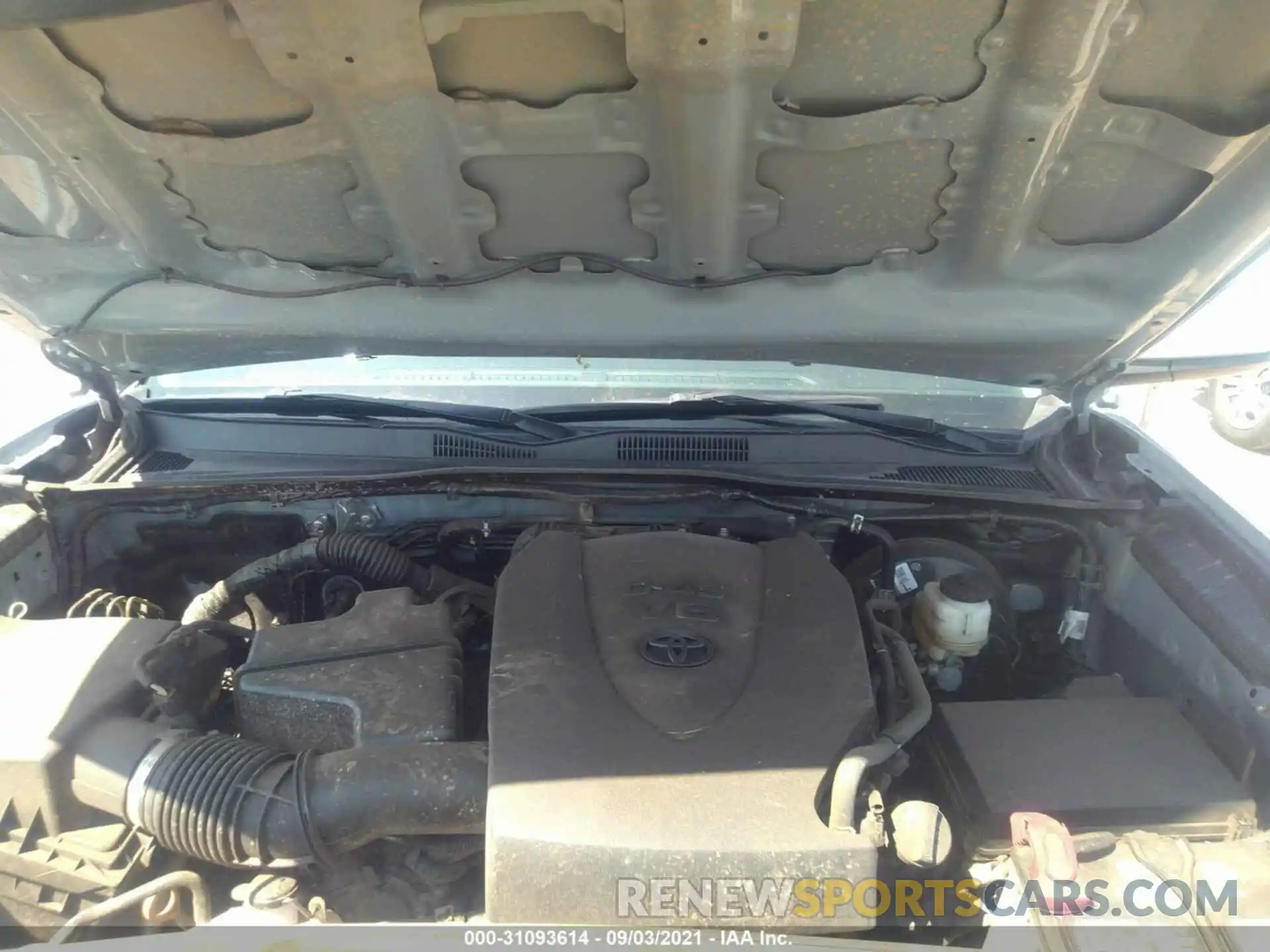 10 Photograph of a damaged car 3TMCZ5AN4LM321793 TOYOTA TACOMA 4WD 2020