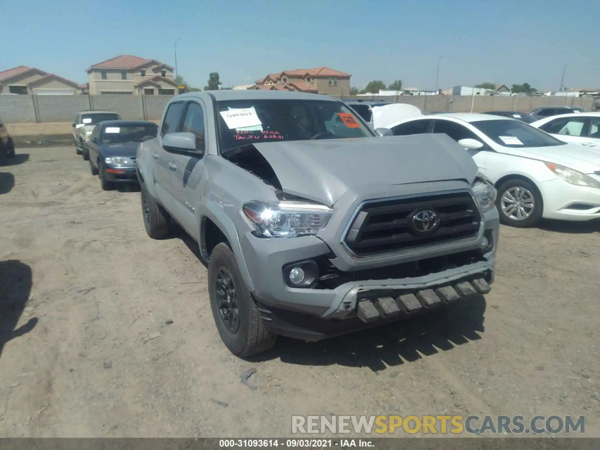 6 Photograph of a damaged car 3TMCZ5AN4LM321793 TOYOTA TACOMA 4WD 2020