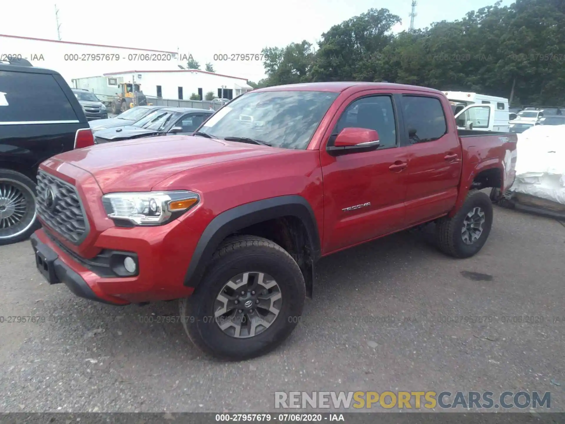 2 Photograph of a damaged car 3TMCZ5AN4LM328968 TOYOTA TACOMA 4WD 2020