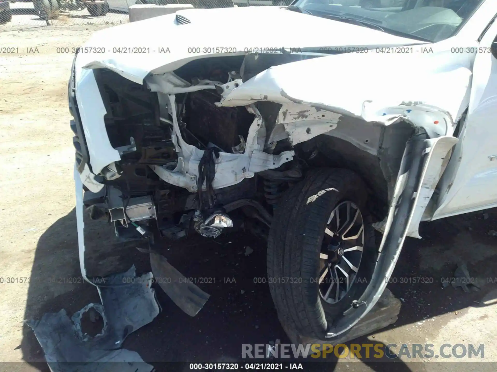 6 Photograph of a damaged car 3TMCZ5AN4LM329151 TOYOTA TACOMA 4WD 2020