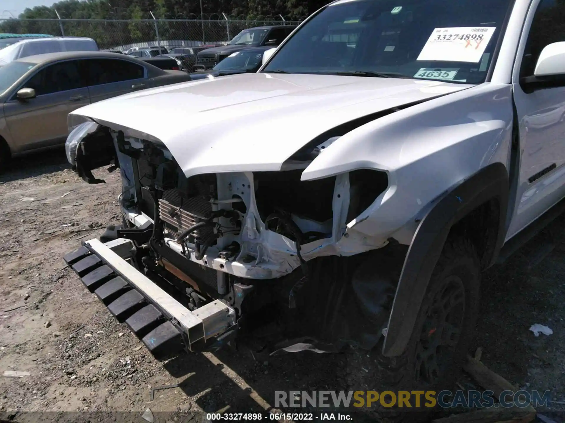 6 Фотография поврежденного автомобиля 3TMCZ5AN4LM335273 TOYOTA TACOMA 4WD 2020