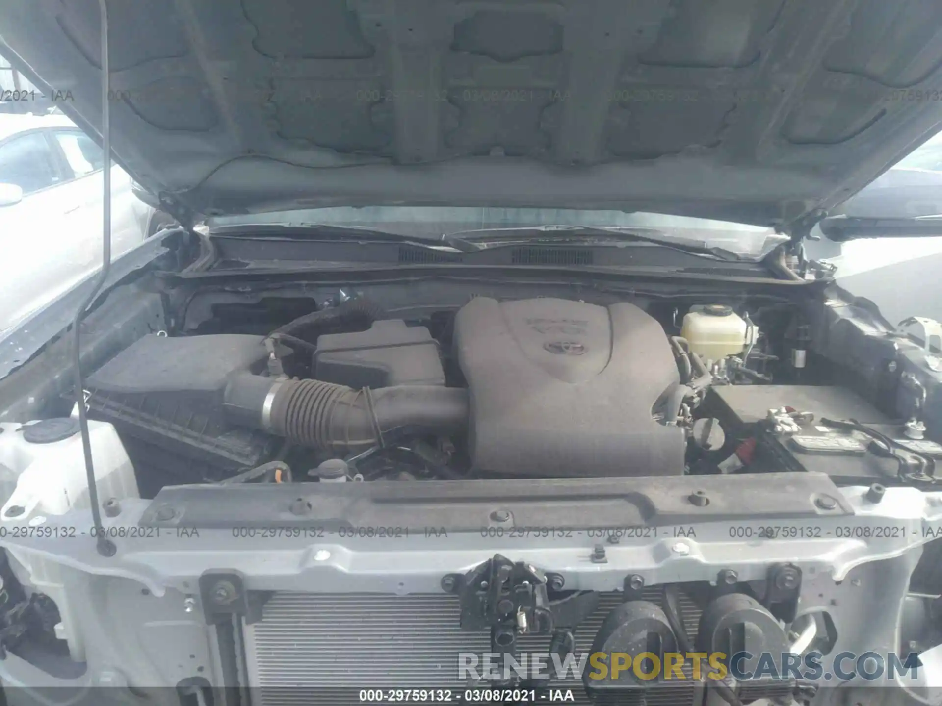 10 Photograph of a damaged car 3TMCZ5AN4LM342563 TOYOTA TACOMA 4WD 2020