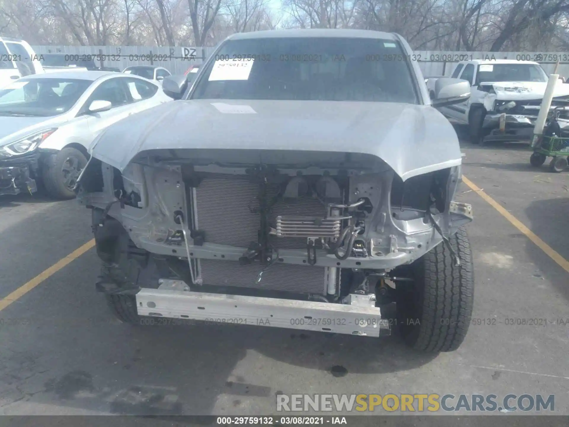 6 Photograph of a damaged car 3TMCZ5AN4LM342563 TOYOTA TACOMA 4WD 2020