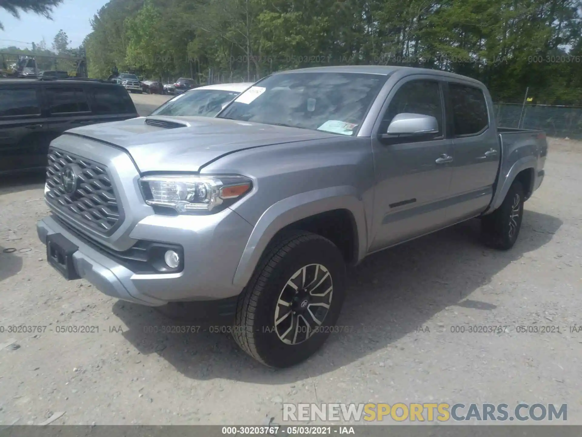 2 Photograph of a damaged car 3TMCZ5AN4LM347715 TOYOTA TACOMA 4WD 2020