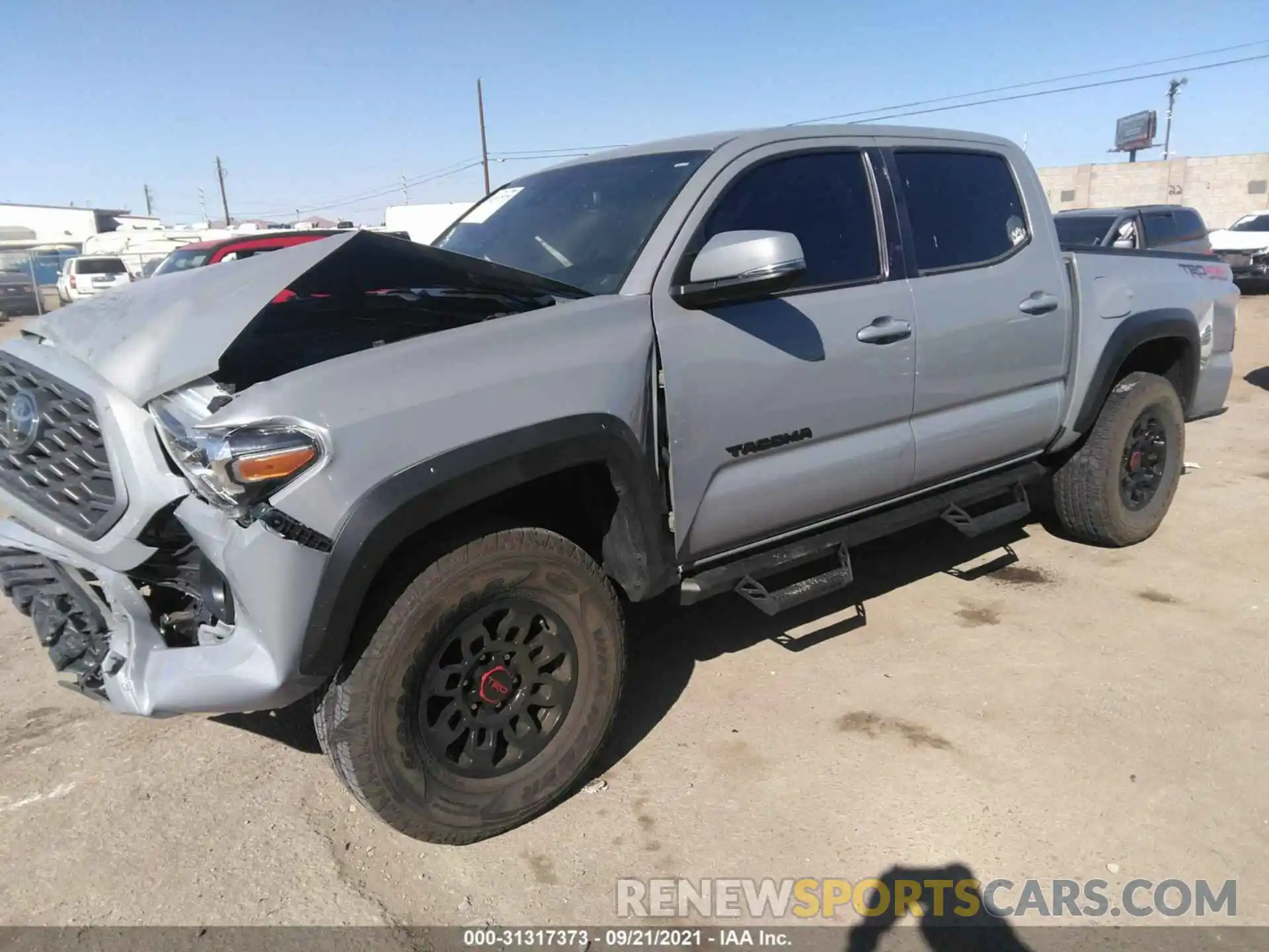 2 Photograph of a damaged car 3TMCZ5AN4LM353420 TOYOTA TACOMA 4WD 2020