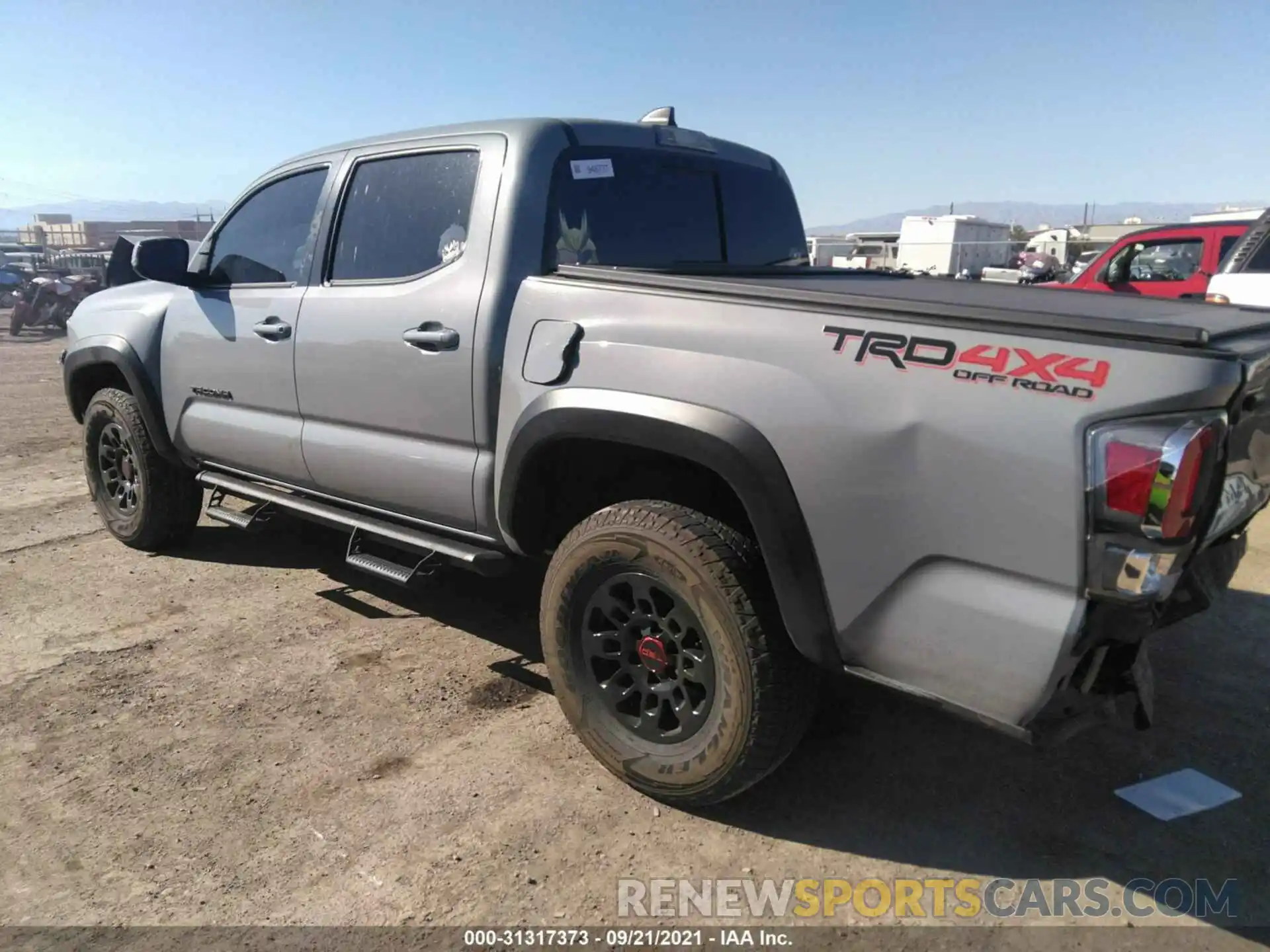 3 Photograph of a damaged car 3TMCZ5AN4LM353420 TOYOTA TACOMA 4WD 2020