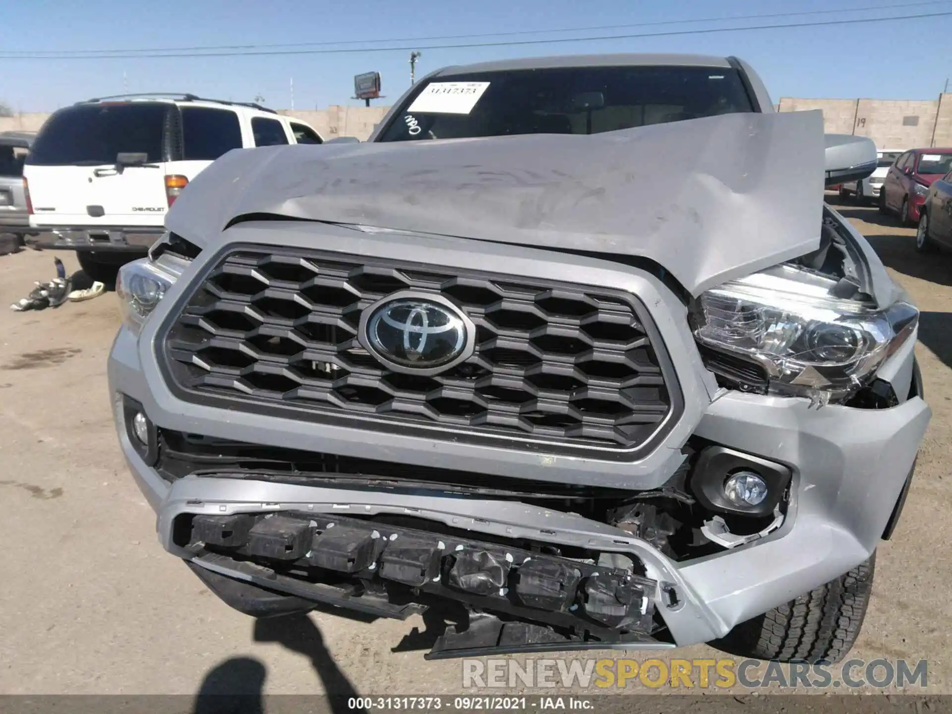 6 Photograph of a damaged car 3TMCZ5AN4LM353420 TOYOTA TACOMA 4WD 2020