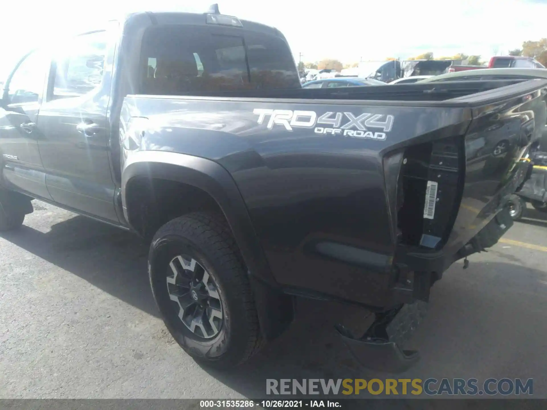 6 Photograph of a damaged car 3TMCZ5AN4LM354034 TOYOTA TACOMA 4WD 2020