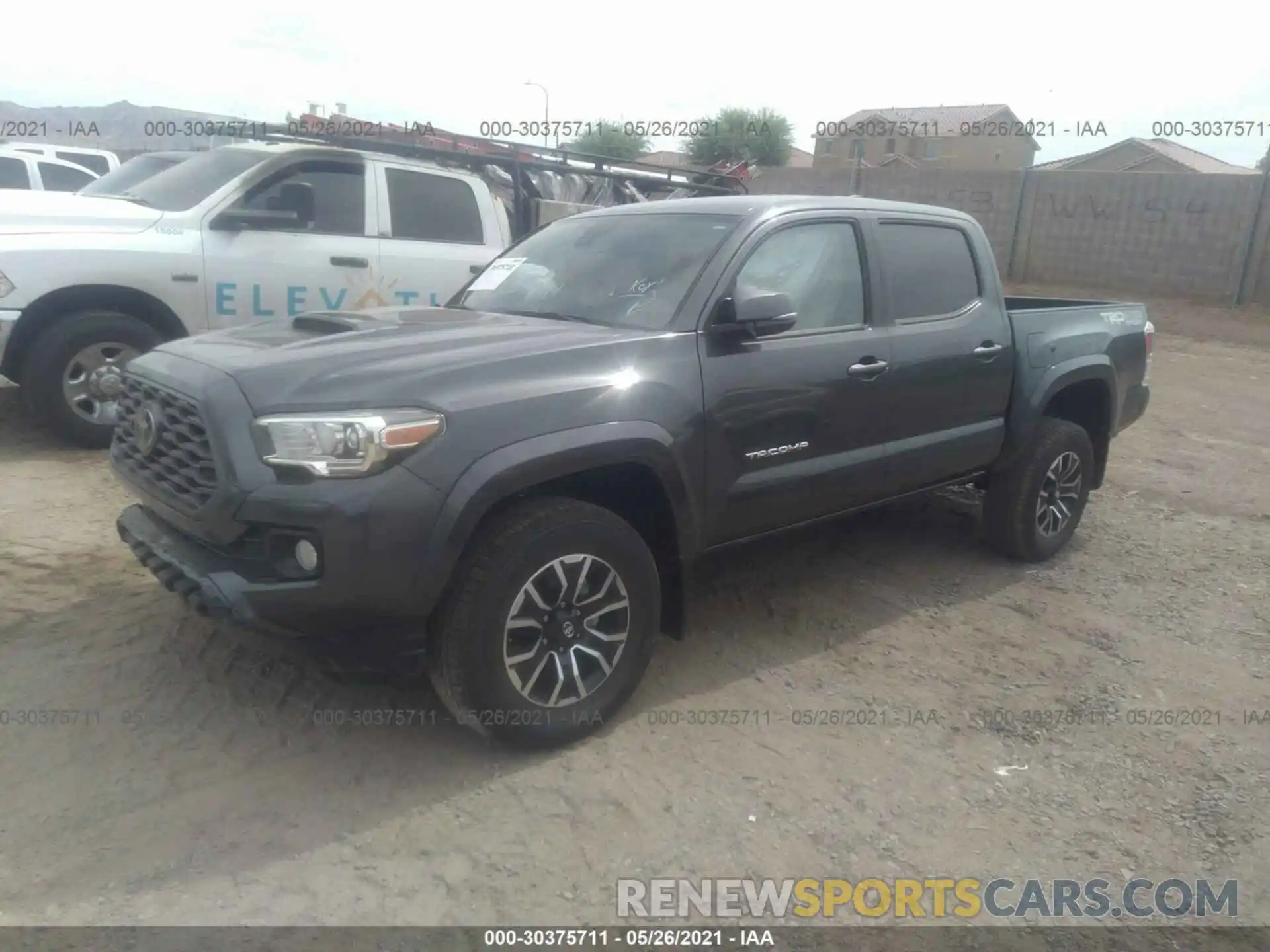 2 Photograph of a damaged car 3TMCZ5AN4LM358083 TOYOTA TACOMA 4WD 2020