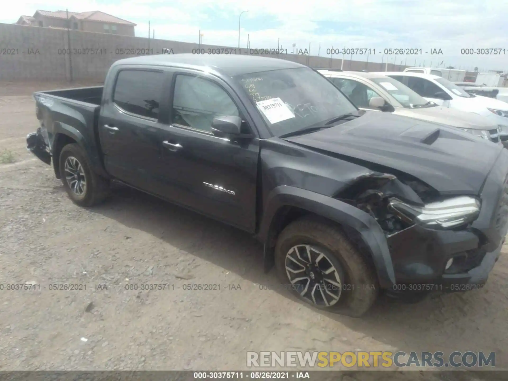 6 Photograph of a damaged car 3TMCZ5AN4LM358083 TOYOTA TACOMA 4WD 2020