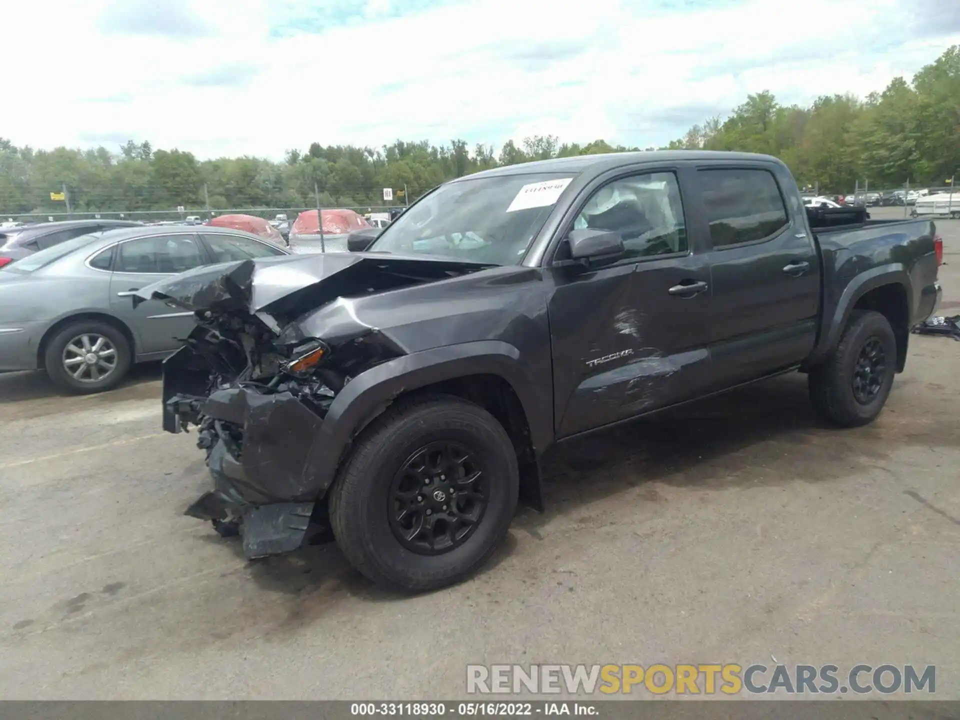 2 Photograph of a damaged car 3TMCZ5AN4LM365244 TOYOTA TACOMA 4WD 2020