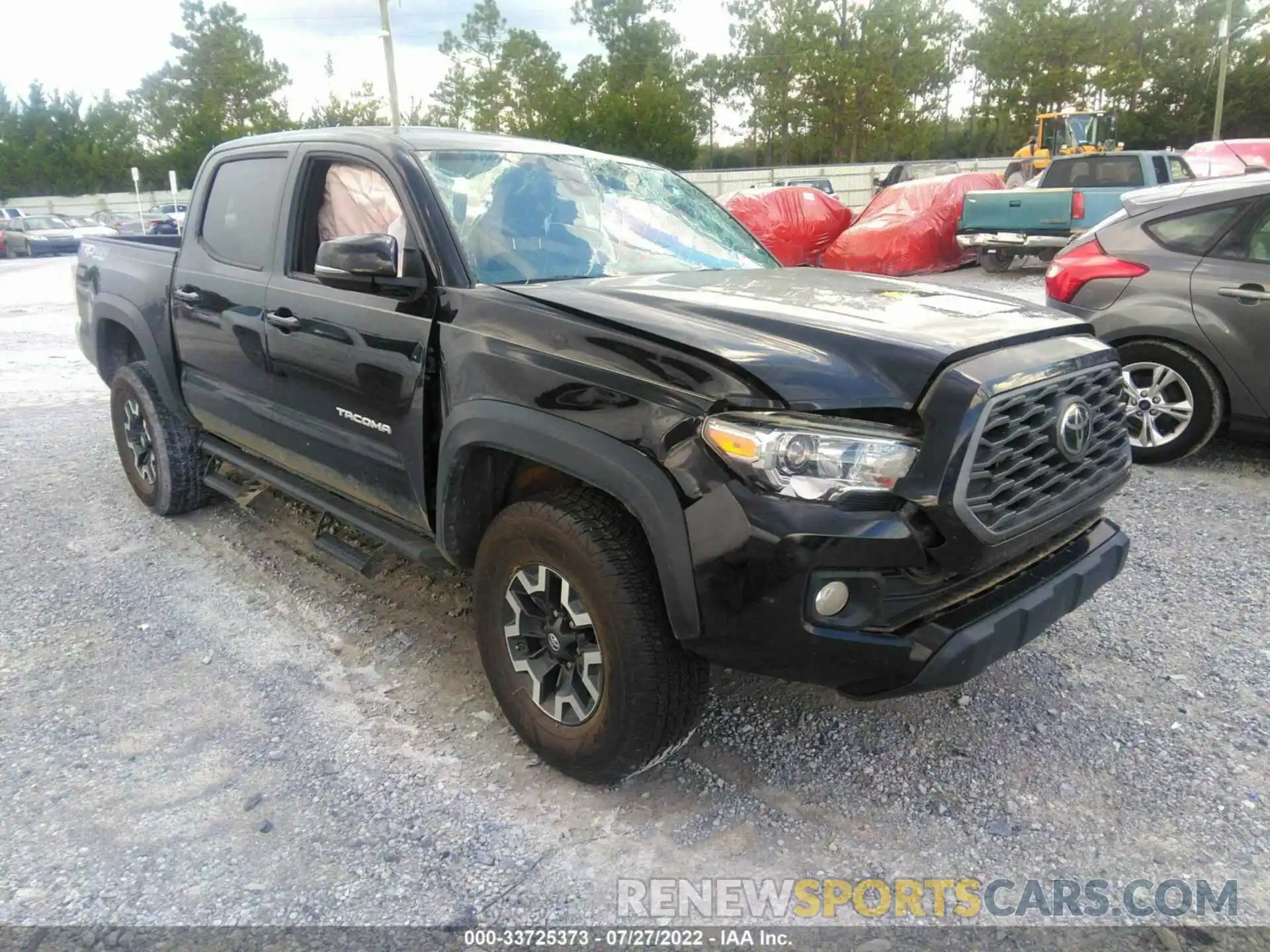 1 Photograph of a damaged car 3TMCZ5AN5LM295270 TOYOTA TACOMA 4WD 2020