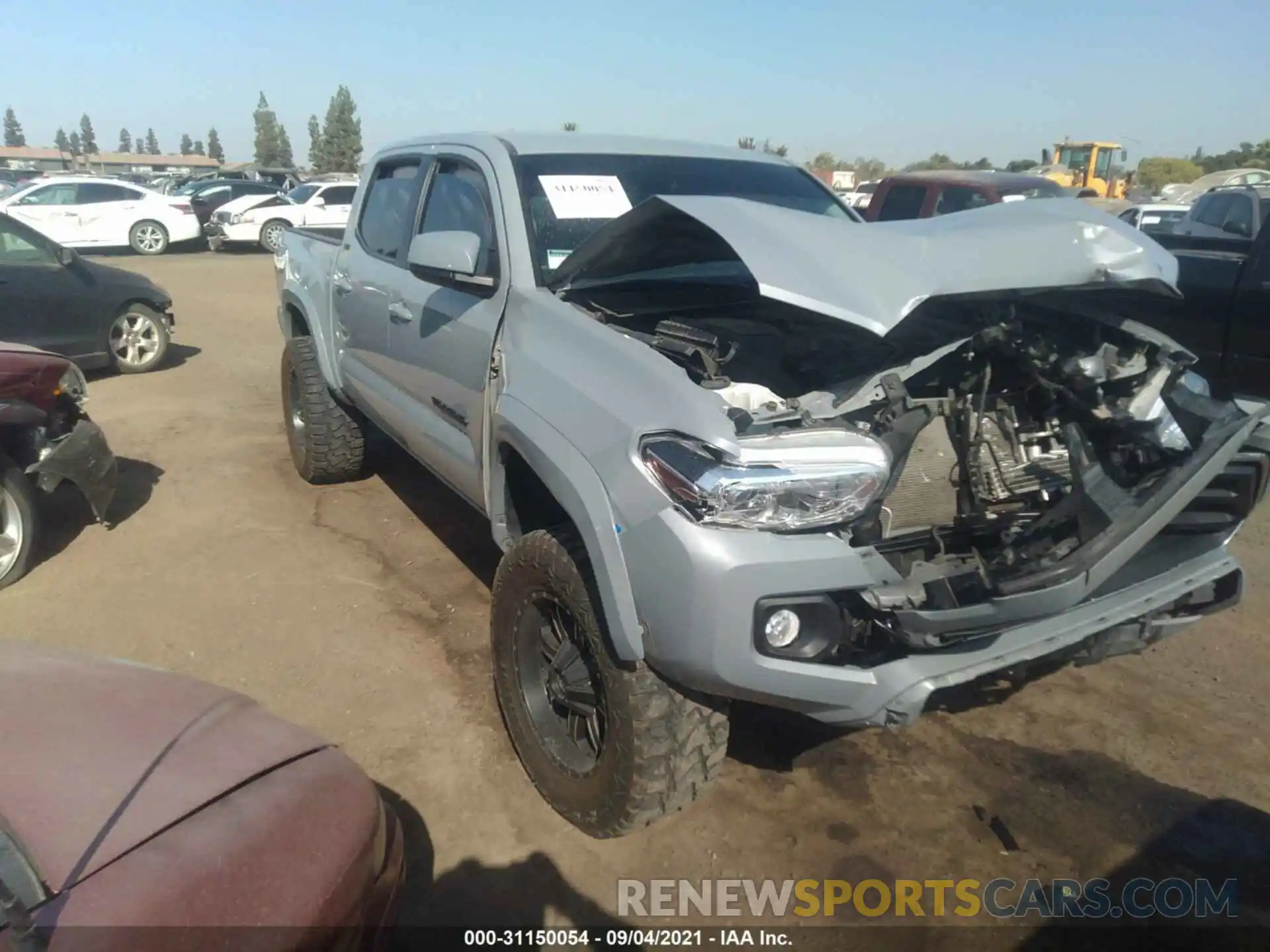 1 Photograph of a damaged car 3TMCZ5AN5LM305070 TOYOTA TACOMA 4WD 2020