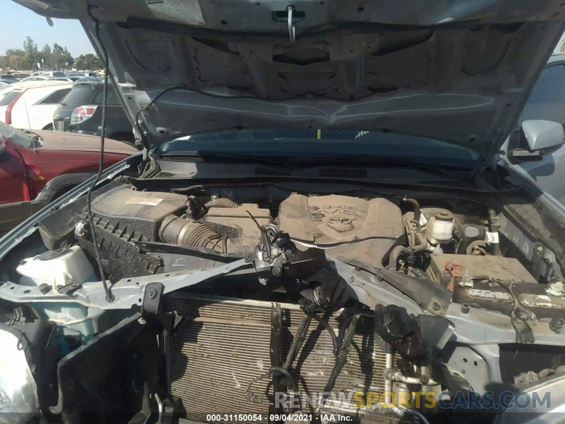 10 Photograph of a damaged car 3TMCZ5AN5LM305070 TOYOTA TACOMA 4WD 2020