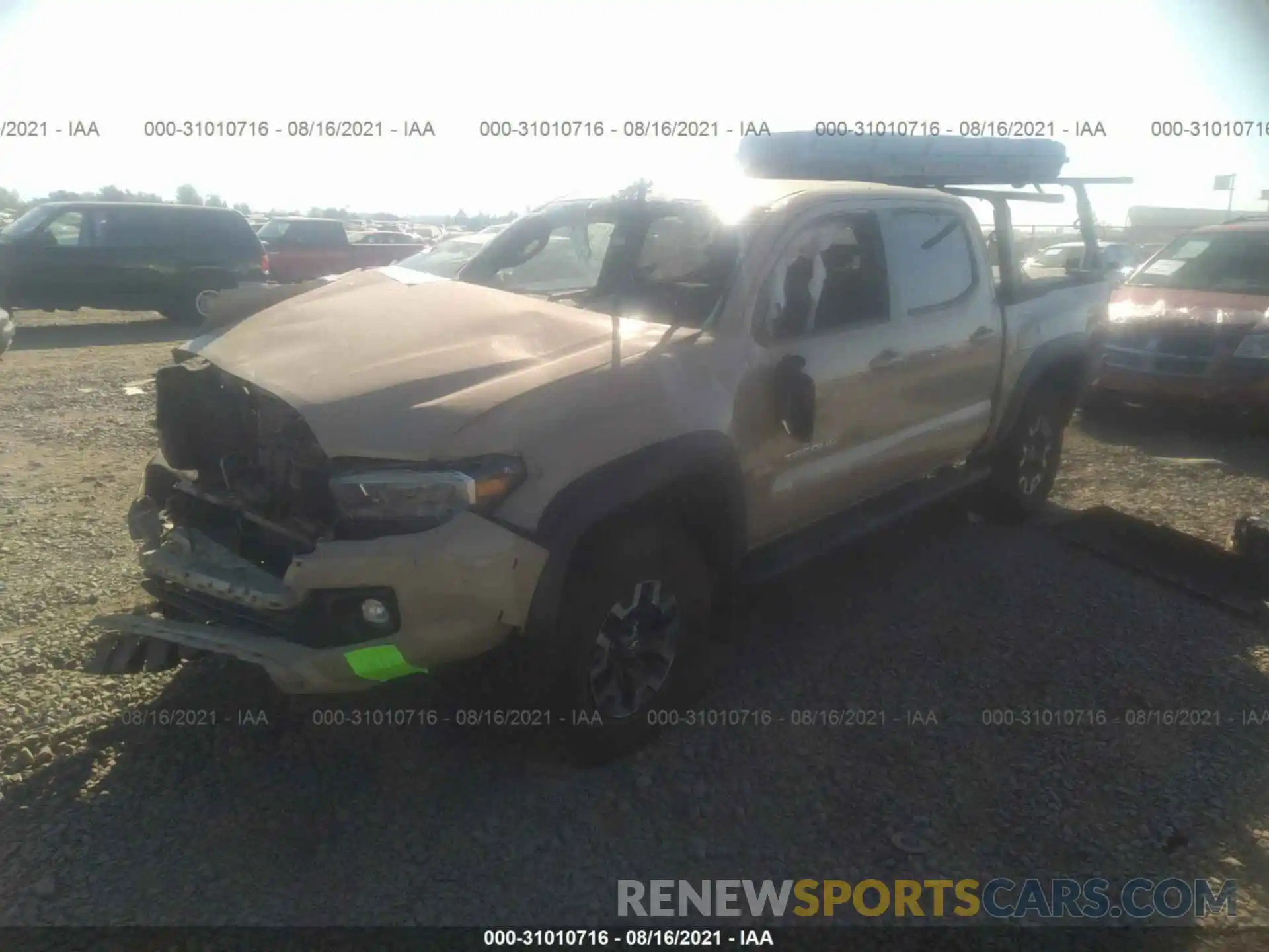 2 Photograph of a damaged car 3TMCZ5AN5LM308132 TOYOTA TACOMA 4WD 2020