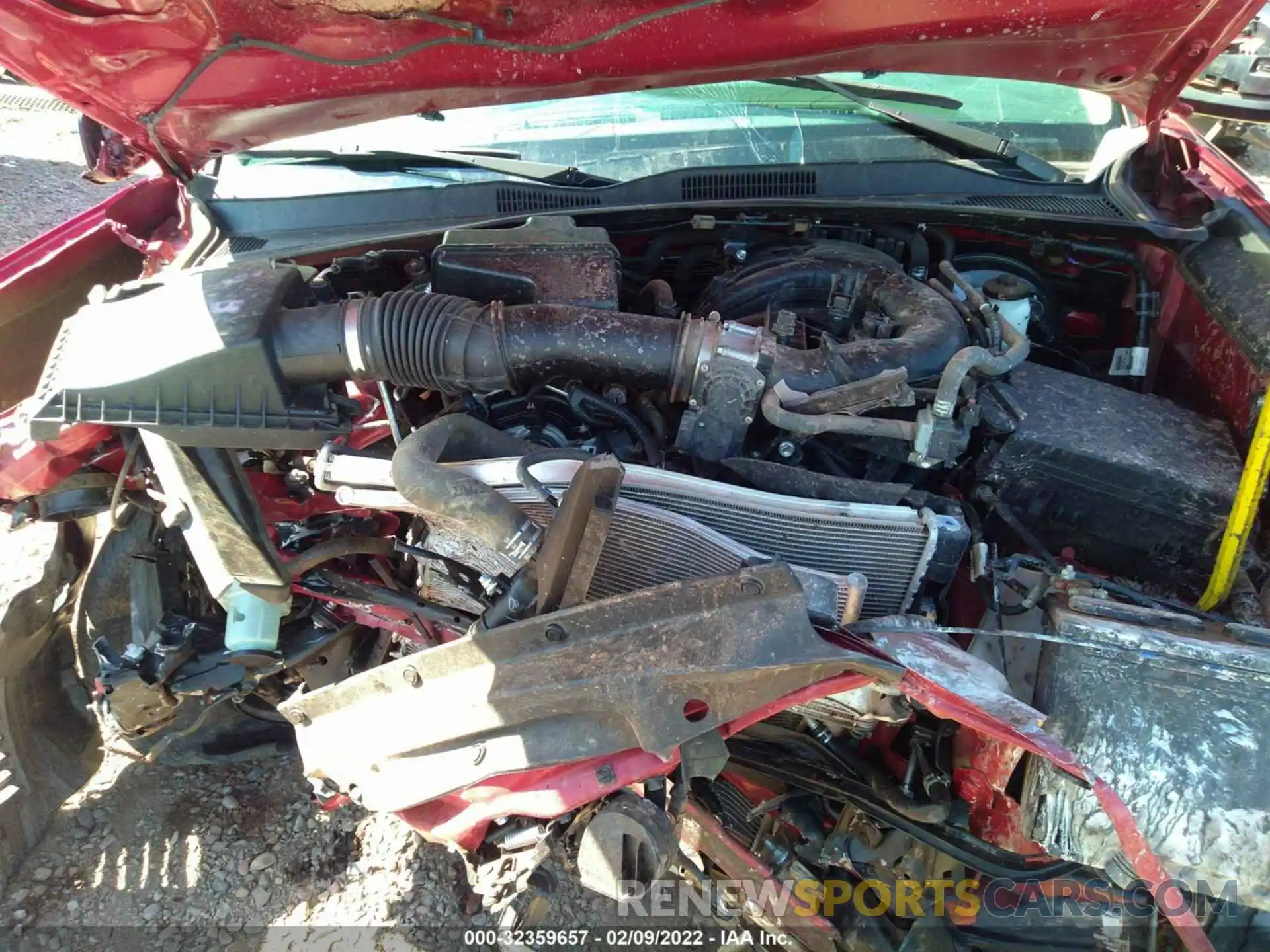 10 Photograph of a damaged car 3TMCZ5AN5LM311497 TOYOTA TACOMA 4WD 2020