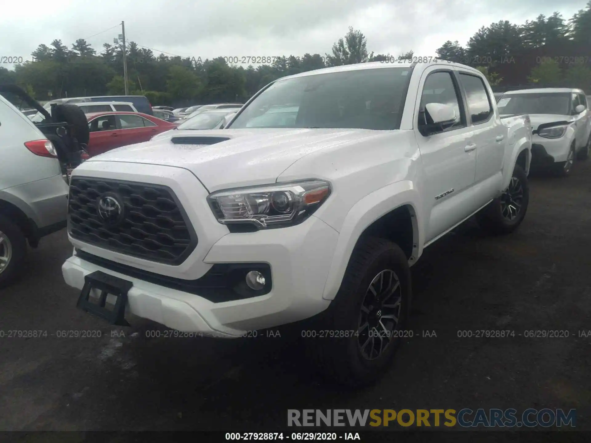 2 Photograph of a damaged car 3TMCZ5AN5LM312679 TOYOTA TACOMA 4WD 2020