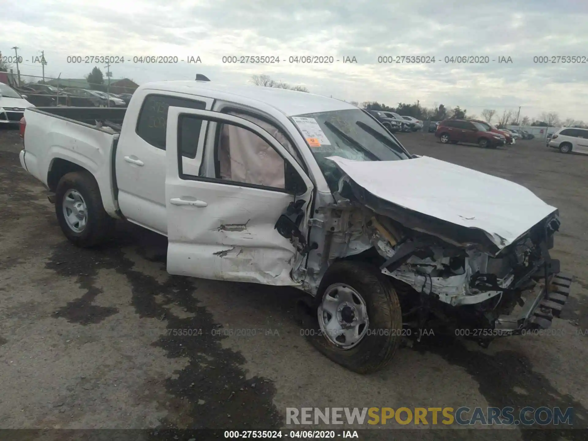 5 Photograph of a damaged car 3TMCZ5AN5LM317963 TOYOTA TACOMA 4WD 2020