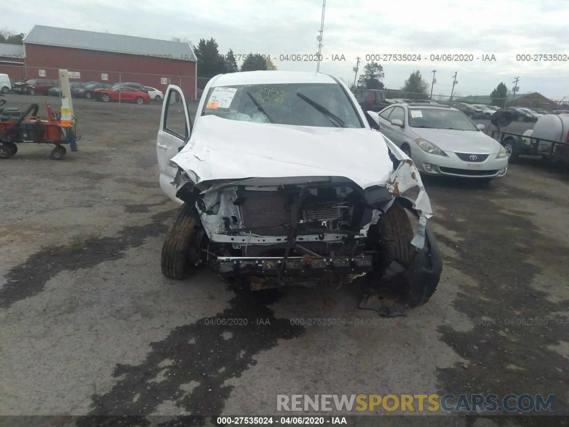 6 Photograph of a damaged car 3TMCZ5AN5LM317963 TOYOTA TACOMA 4WD 2020