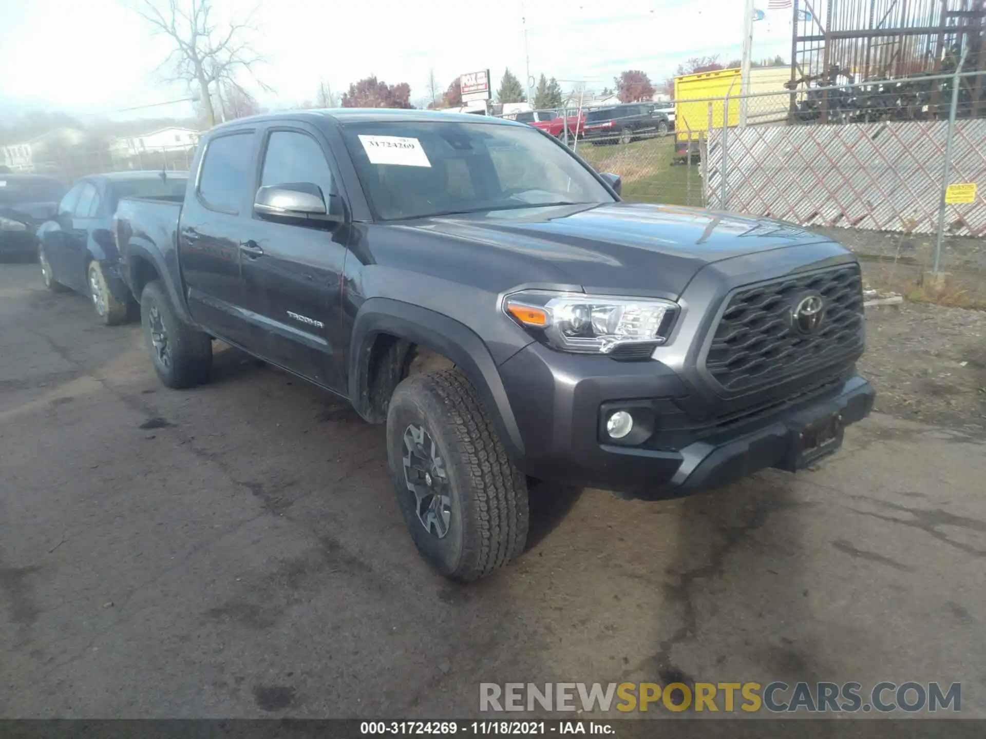 1 Photograph of a damaged car 3TMCZ5AN5LM322614 TOYOTA TACOMA 4WD 2020