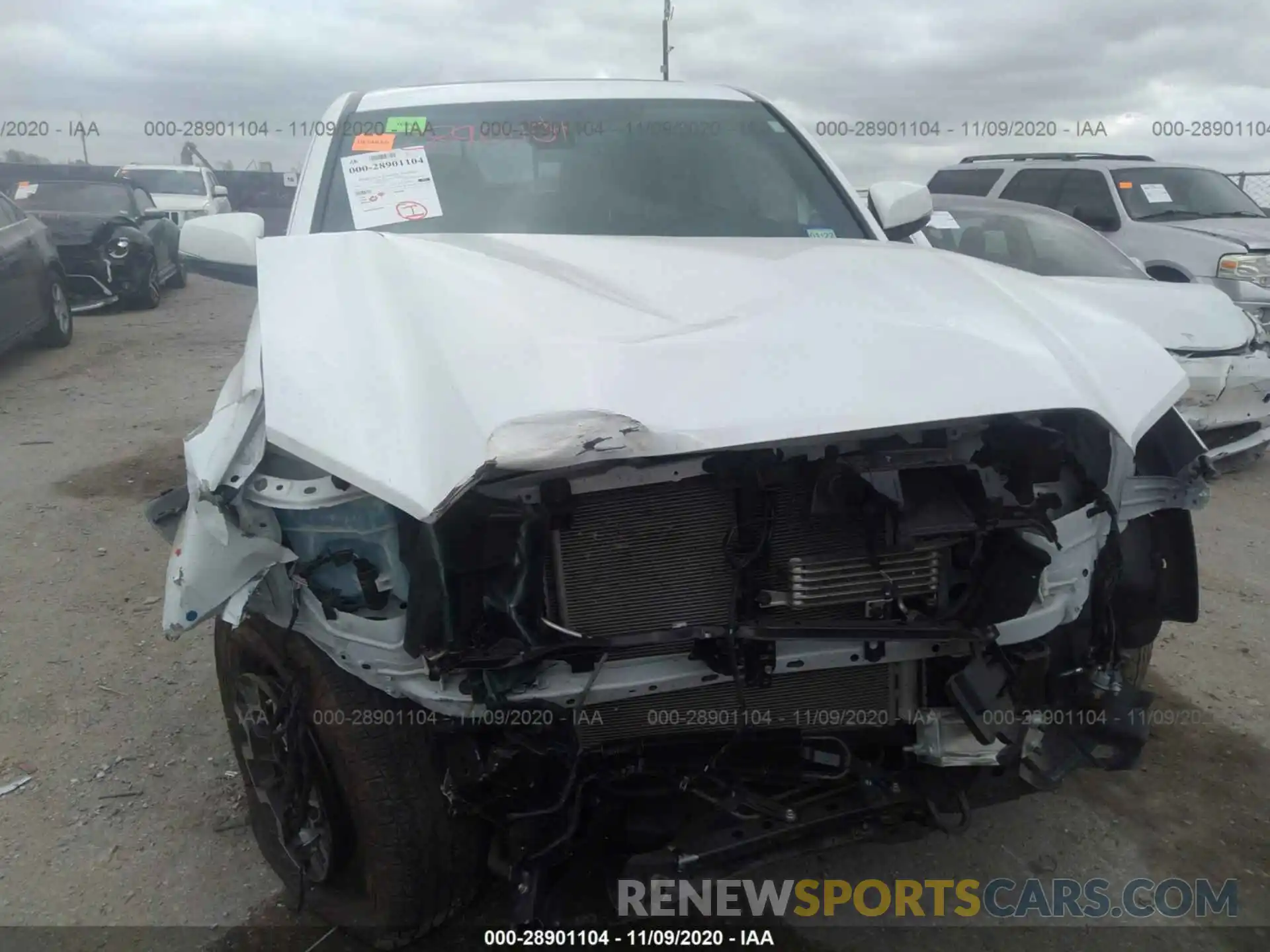 6 Photograph of a damaged car 3TMCZ5AN5LM324296 TOYOTA TACOMA 4WD 2020