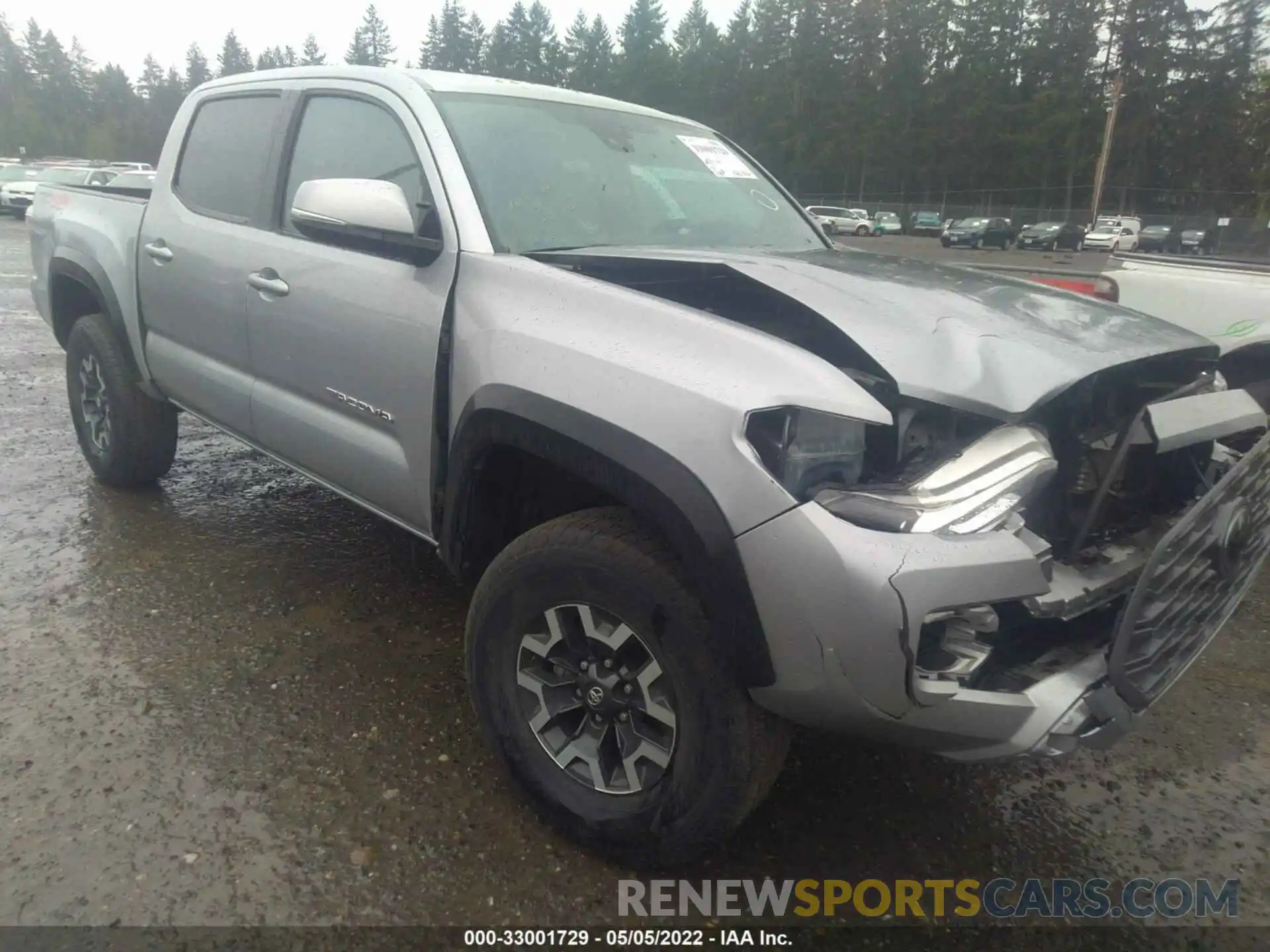 1 Photograph of a damaged car 3TMCZ5AN5LM328185 TOYOTA TACOMA 4WD 2020