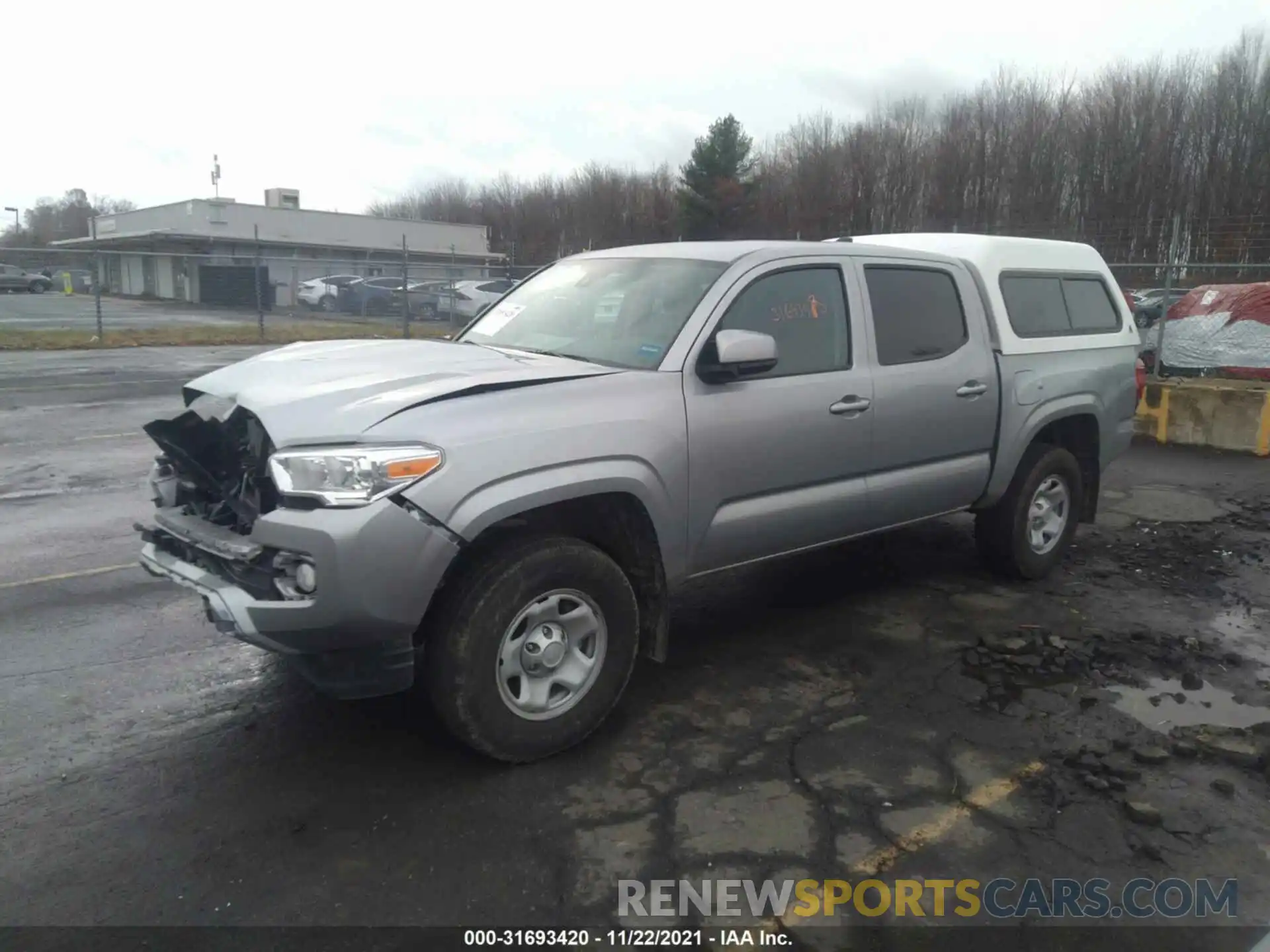 2 Photograph of a damaged car 3TMCZ5AN5LM329305 TOYOTA TACOMA 4WD 2020