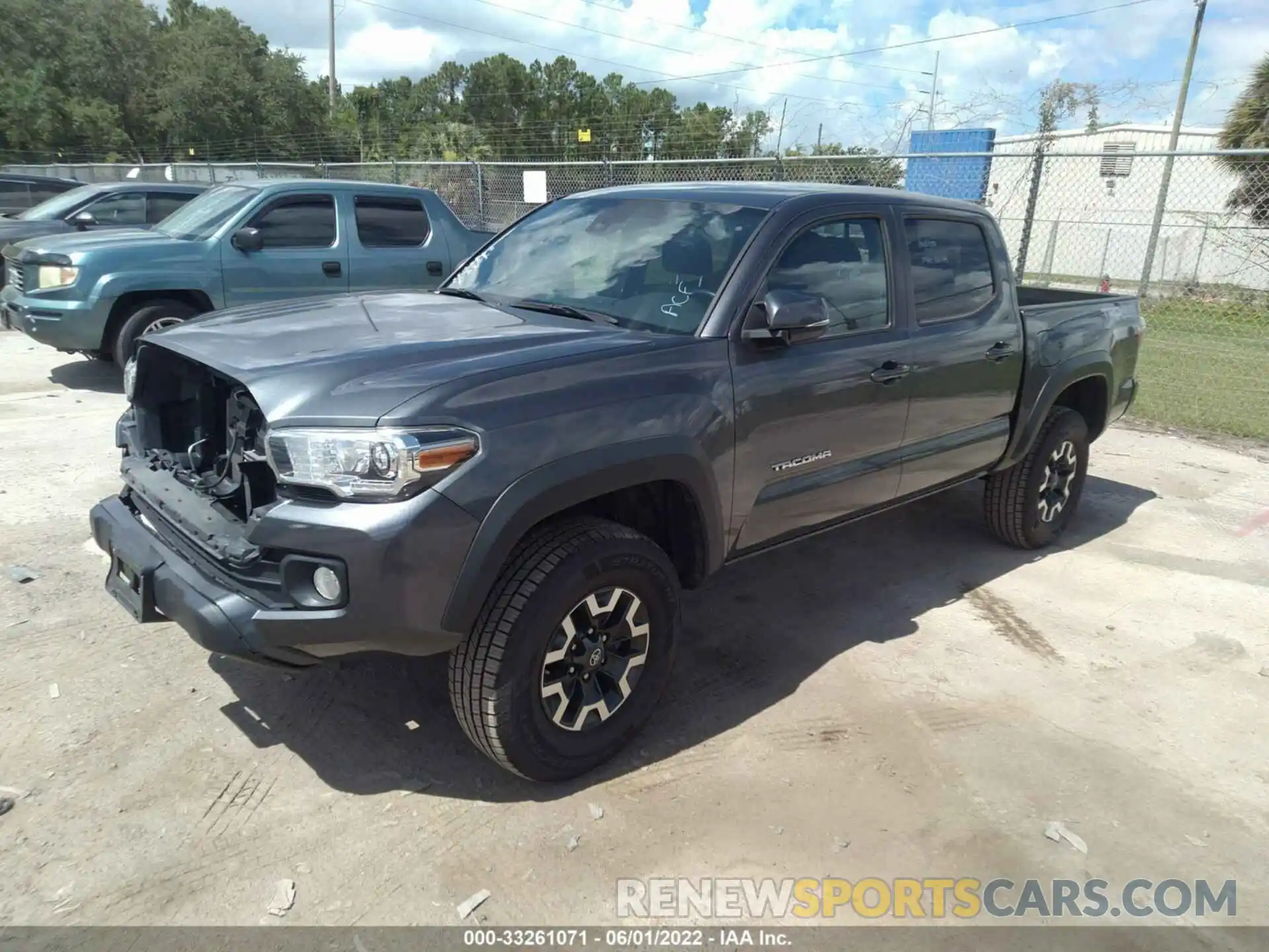 2 Photograph of a damaged car 3TMCZ5AN5LM329532 TOYOTA TACOMA 4WD 2020