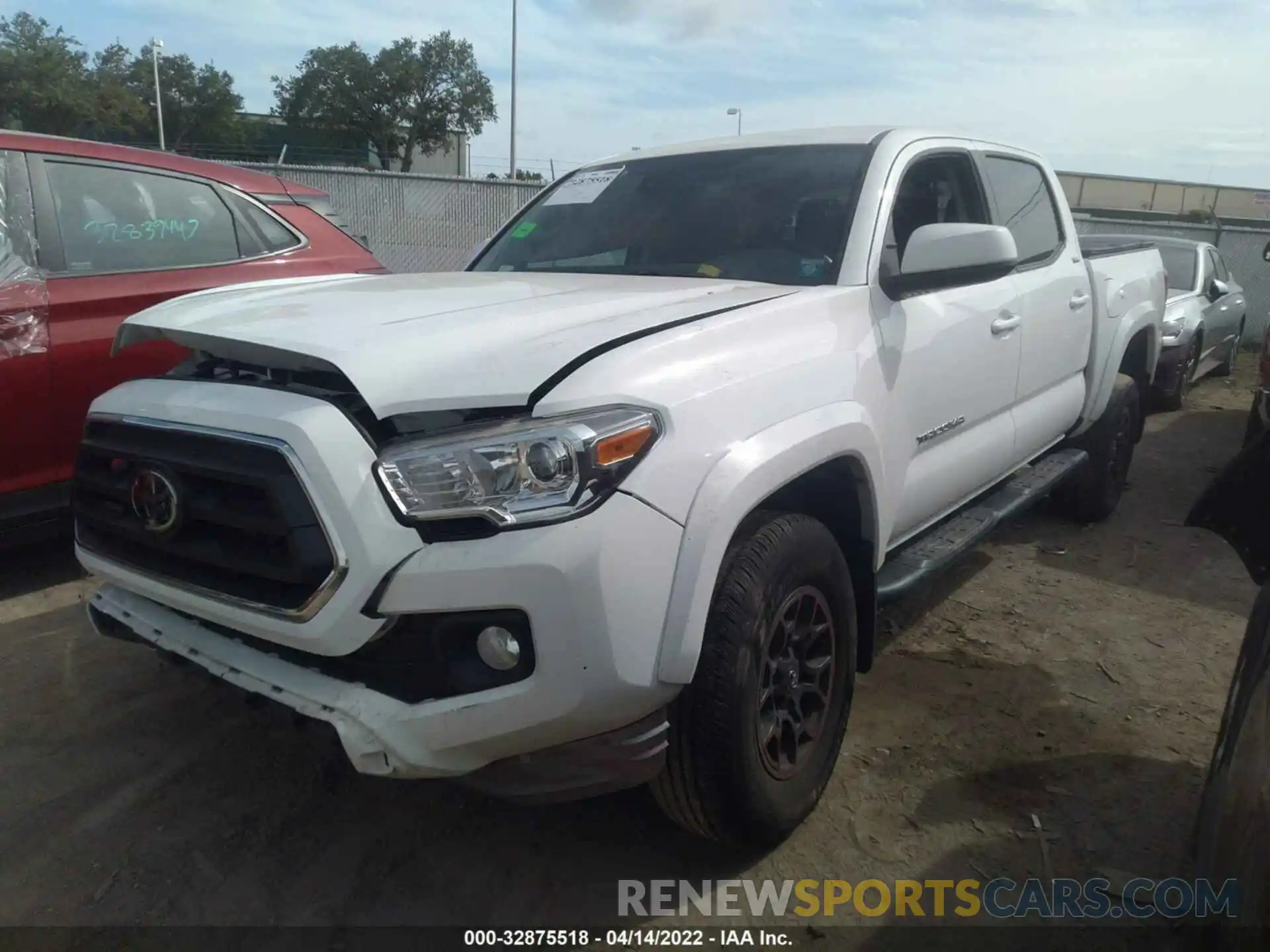 2 Фотография поврежденного автомобиля 3TMCZ5AN5LM340885 TOYOTA TACOMA 4WD 2020