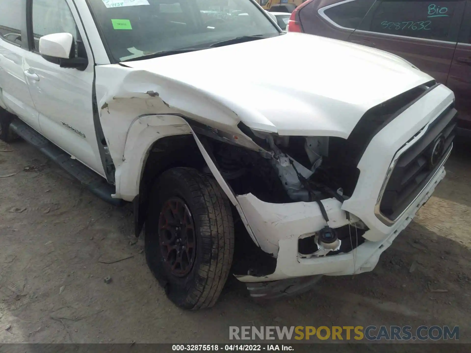 6 Фотография поврежденного автомобиля 3TMCZ5AN5LM340885 TOYOTA TACOMA 4WD 2020