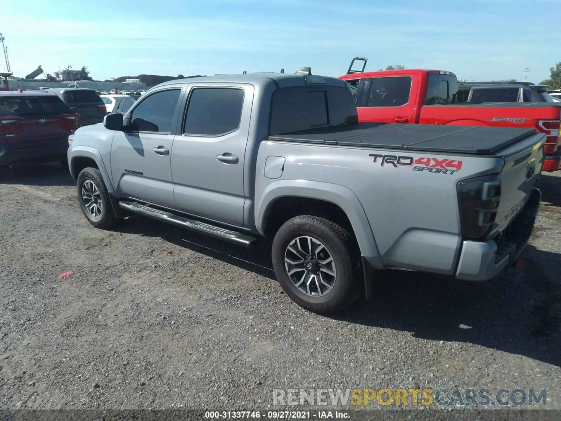 3 Photograph of a damaged car 3TMCZ5AN5LM350137 TOYOTA TACOMA 4WD 2020