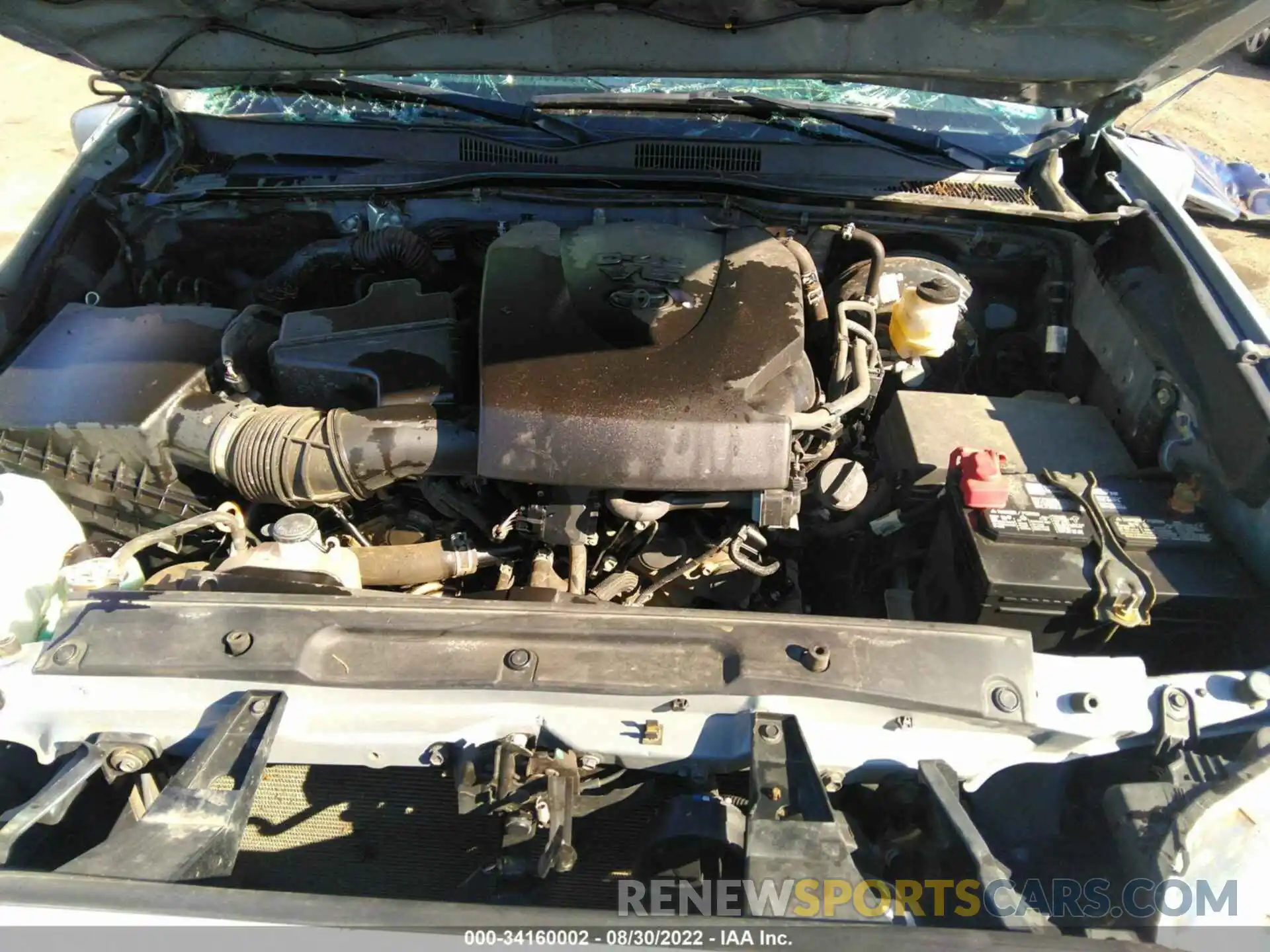 10 Photograph of a damaged car 3TMCZ5AN5LM353653 TOYOTA TACOMA 4WD 2020