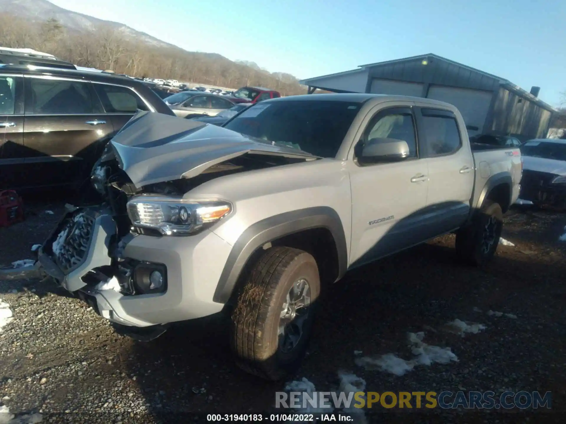 2 Photograph of a damaged car 3TMCZ5AN5LM354561 TOYOTA TACOMA 4WD 2020