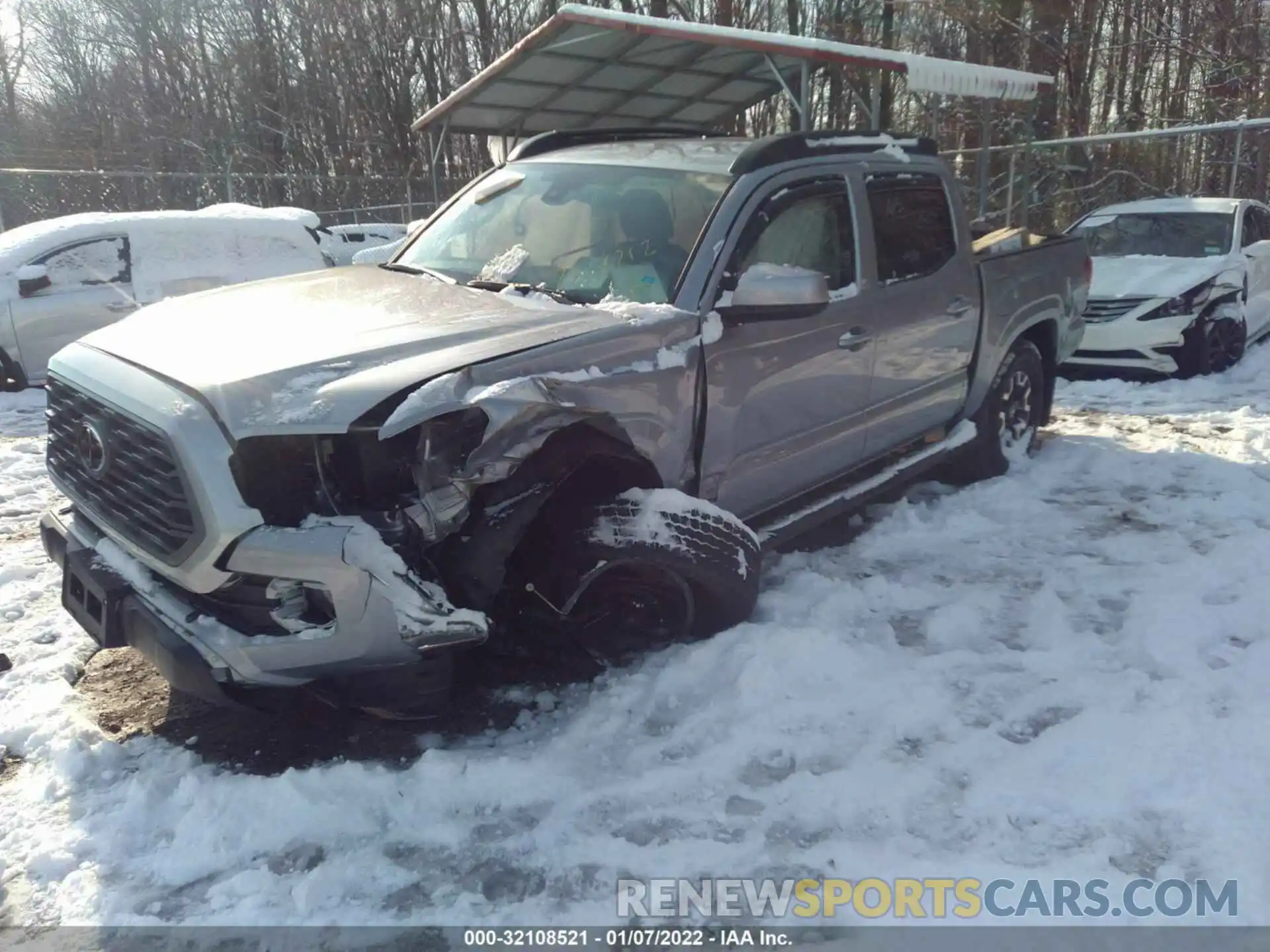 2 Photograph of a damaged car 3TMCZ5AN5LM363812 TOYOTA TACOMA 4WD 2020