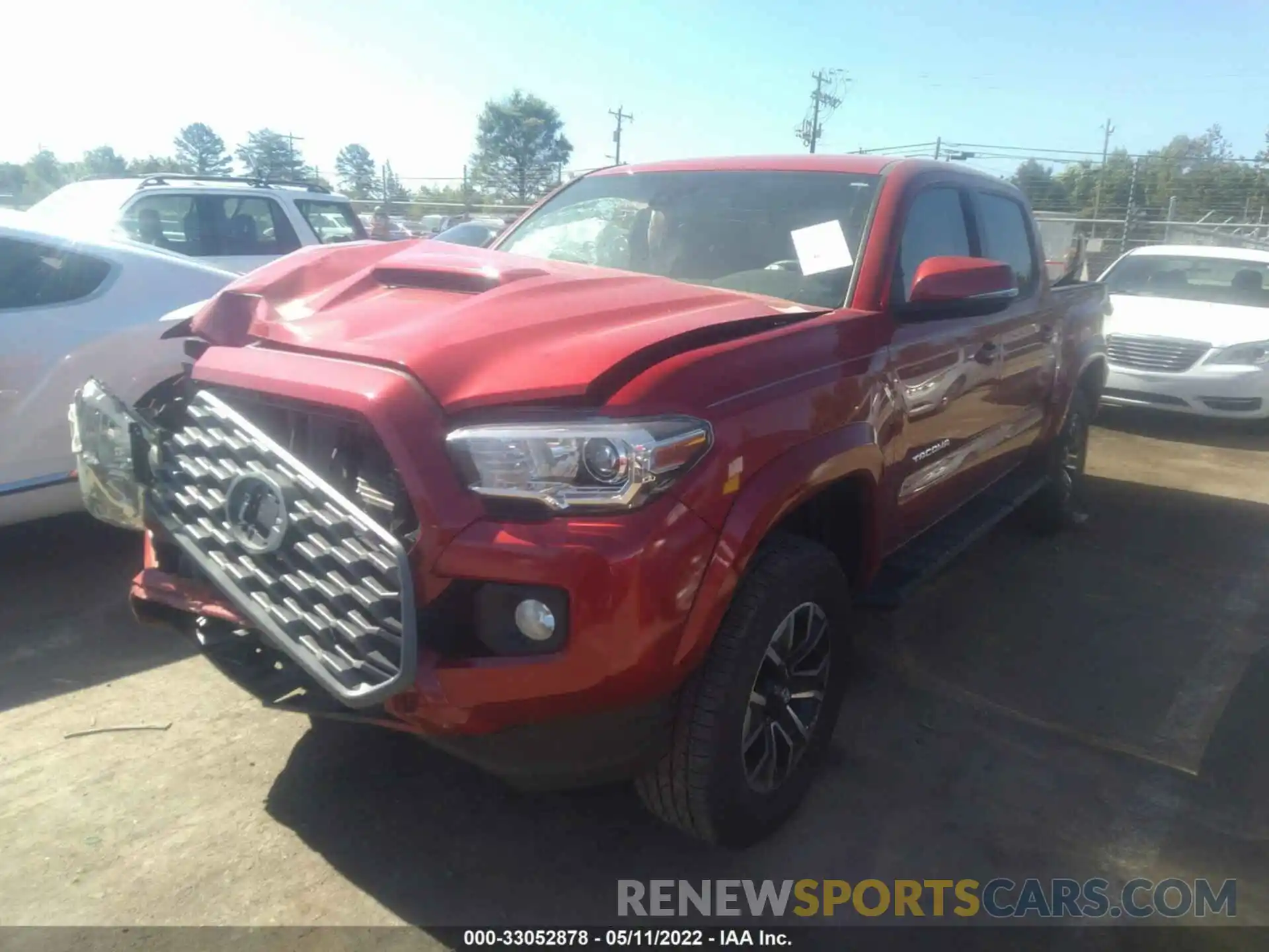 2 Photograph of a damaged car 3TMCZ5AN6LM289459 TOYOTA TACOMA 4WD 2020