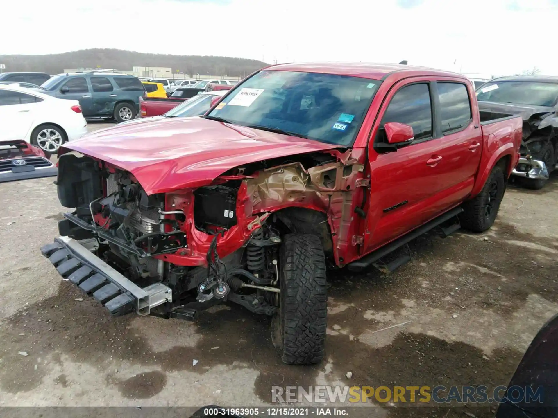 2 Photograph of a damaged car 3TMCZ5AN6LM300766 TOYOTA TACOMA 4WD 2020